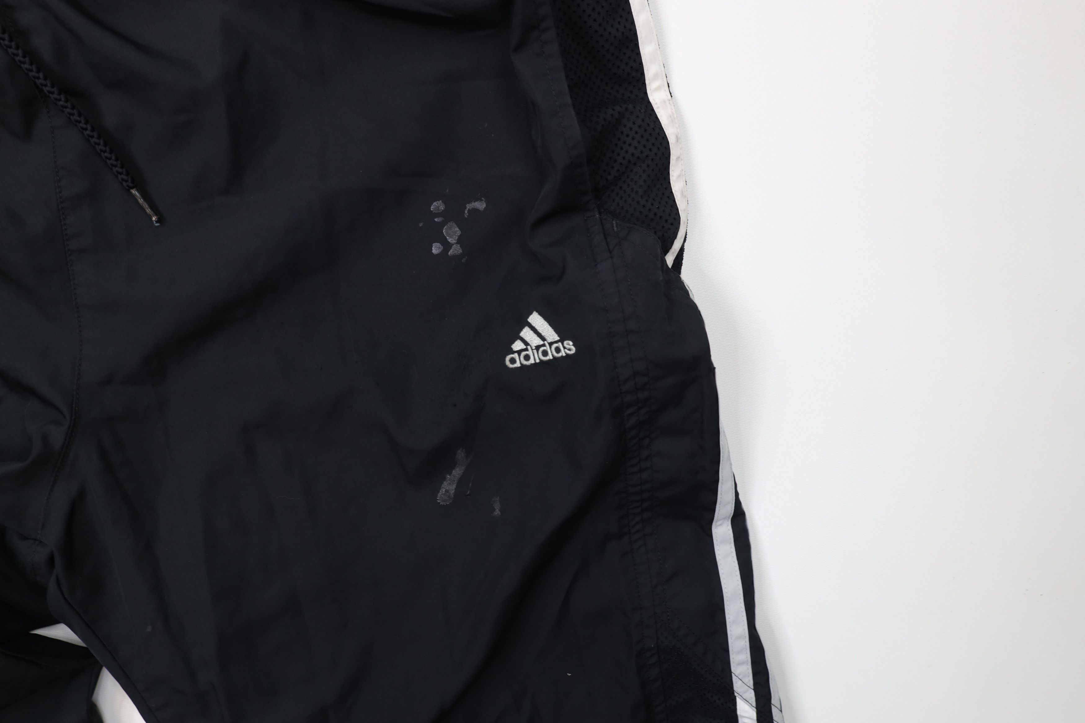 Adidas Vintage Y2K 2005 Adidas Lined Wide Leg Windbreaker Pants Size US 36 / EU 52 - 5 Thumbnail
