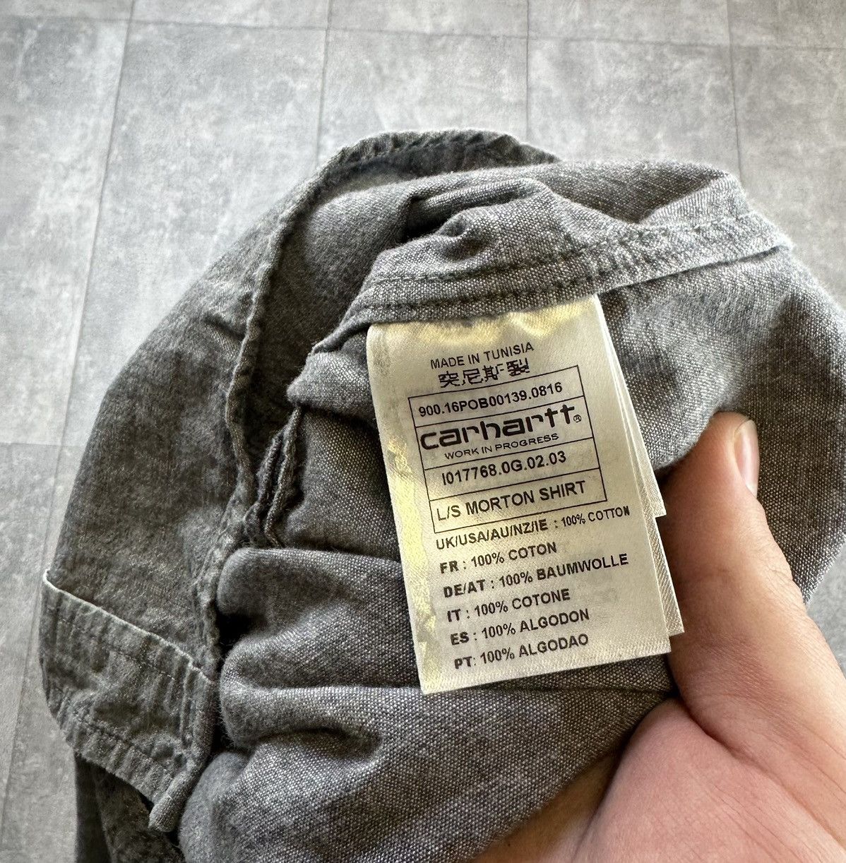 Other Carhartt Wip Grey Shirts Button Up Size US S / EU 44-46 / 1 - 10 Thumbnail