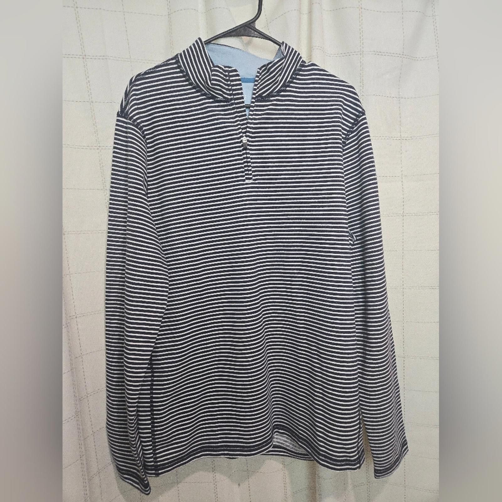 J.Crew J Crew Striped performance half-zip Size US L / EU 52-54 / 3 - 1 Thumbnail