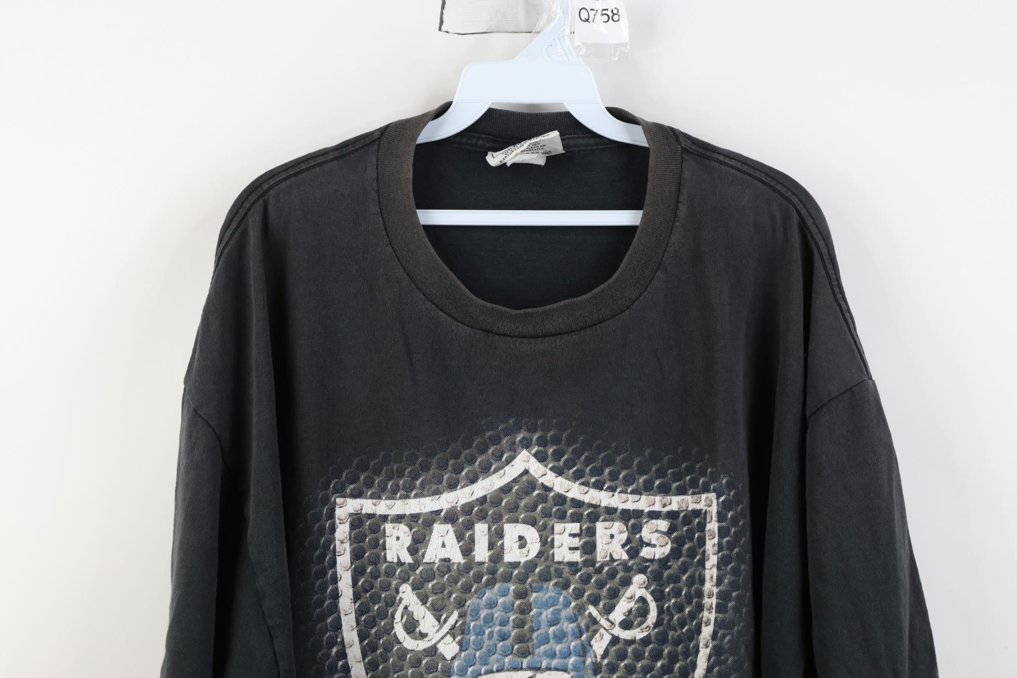 Vintage Vintage 90s Los Angeles Oakland Raiders Football T-Shirt Size US XXL / EU 58 / 5 - 2 Thumbnail