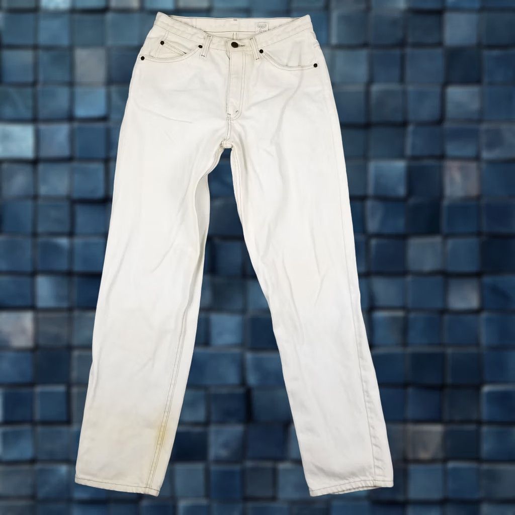 Vintage VINTAGE Britannia Jeans White Denim 31X32 Relaxed Fit Grunge 1995 Mens Jeans White 90s Grunge Britannia Size US 30 / EU 46 - 1 Thumbnail