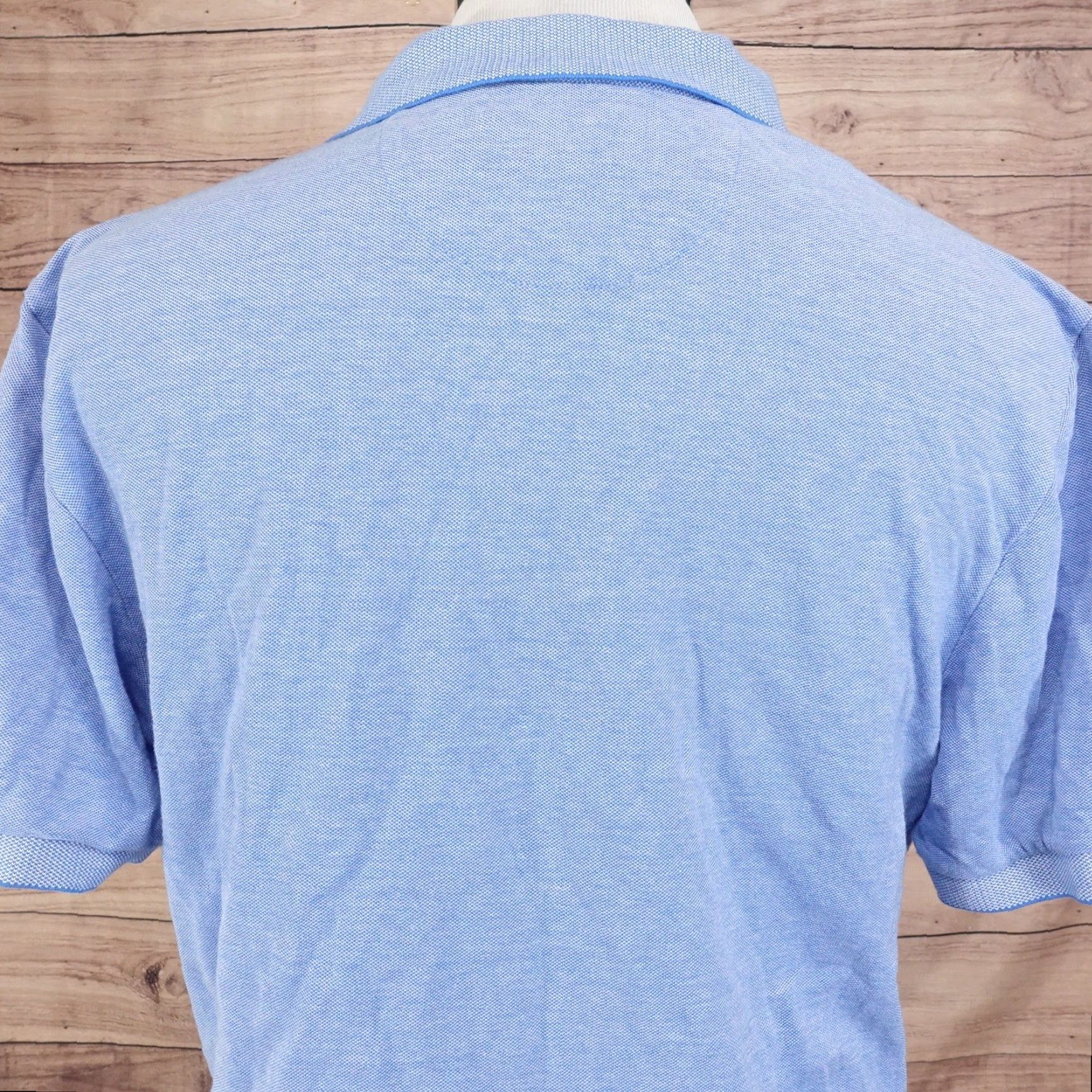 Chaps Chaps Polo Shirt Mens Large Short Sleeve Cotton Blue Classic Fit Stretch Casual Size US L / EU 52-54 / 3 - 5 Thumbnail