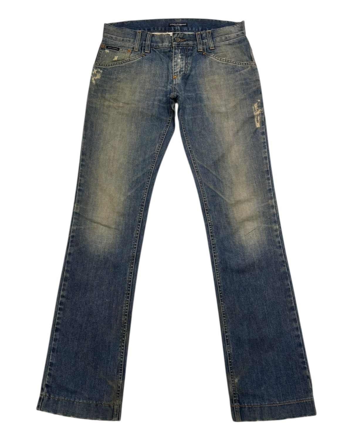 Dolce & Gabbana × Undercover Archived 🇮🇹 Dolce & Gabbana DG Distressed Denim Jeans Size US 34 / EU 50 - 9 Thumbnail