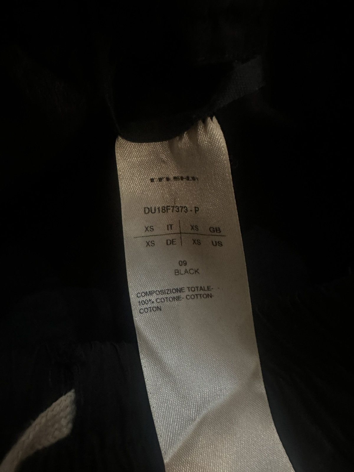 Rick Owens Drkshdw RICK OWENS DRKSHDW Drawstring Cropped Pants Size US 32 / EU 48 - 5 Thumbnail