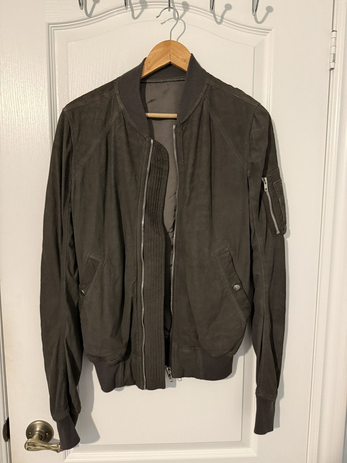 Rick Owens Blistered Lamb Skin Bomber
