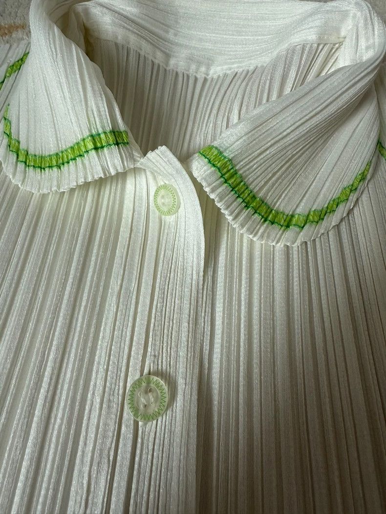 Issey Miyake issey miyake size:3 Pleated irregular-shaped short sleeves Size XXS / US 00 / IT 34 - 4 Thumbnail