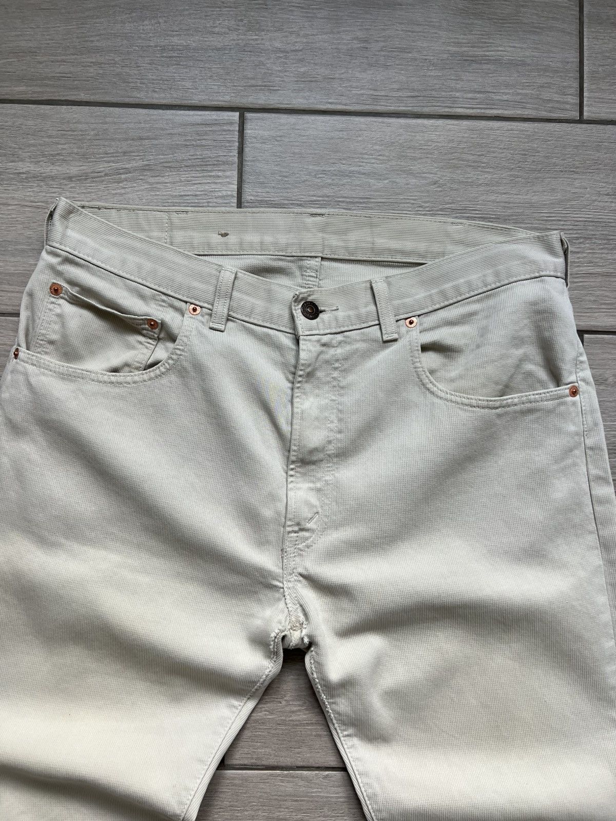Levi's Vintage Levi's 702 BIG E Sandy Corduroy Jeans Rare Size US 32 / EU 48 - 5 Thumbnail