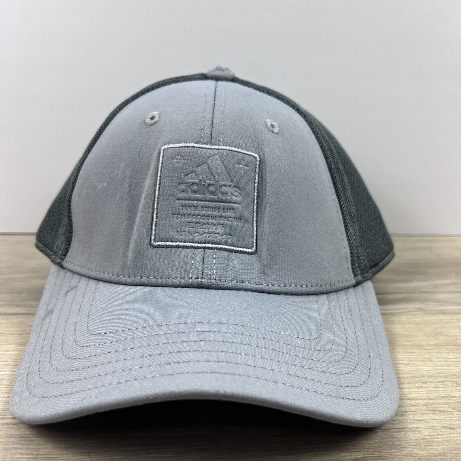Adidas Adidas Snapback Hat Adidas Adjustable Hat Gray Adjustable Ha Size ONE SIZE - 1 Thumbnail
