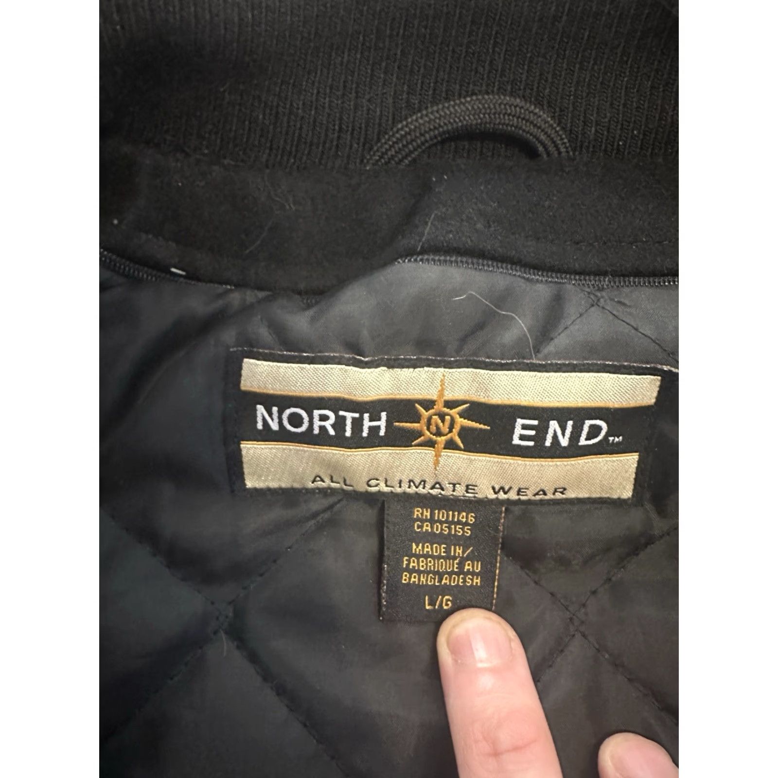 Vintage VINTAGE Stanley Tools Bostitch Bulldog Wool Blend Bomber Jacket Large Size US L / EU 52-54 / 3 - 4 Thumbnail
