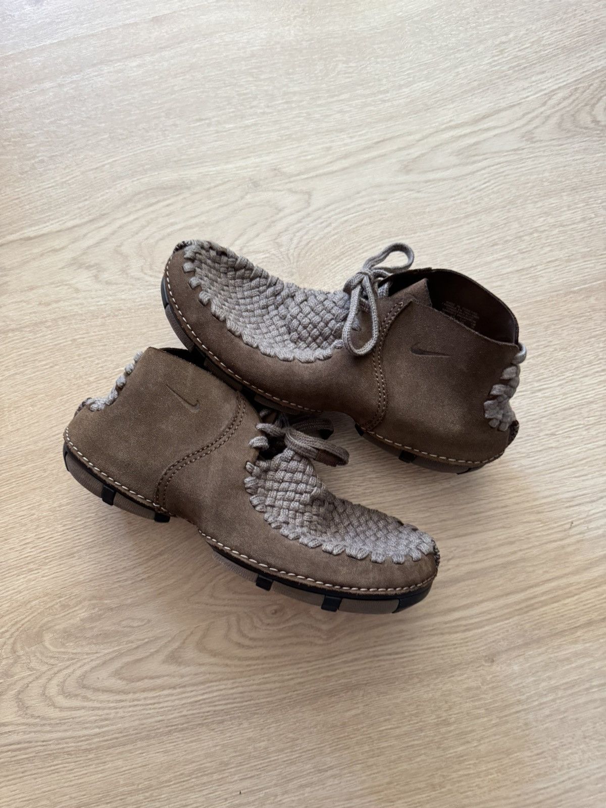 Nike Vintage 00’s Nike y2k Brown Leather Considered Boot Size US 11 / EU 44 - 1 Thumbnail