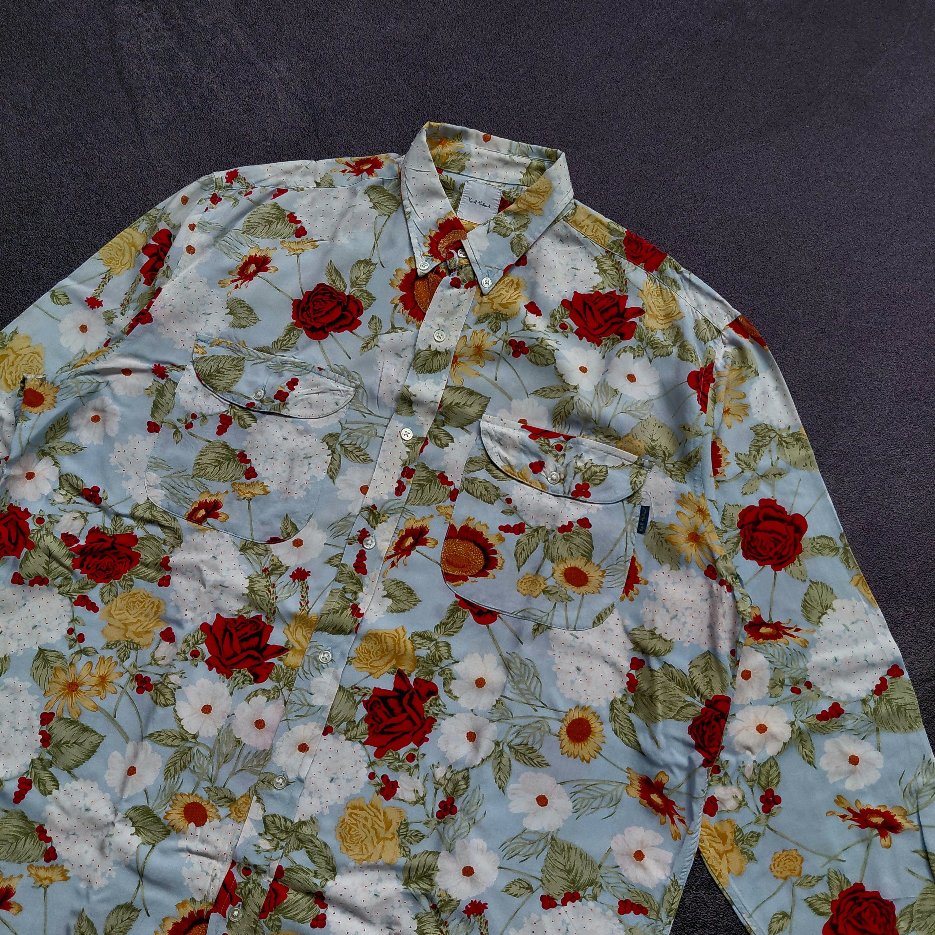 Karl Helmut Karl Helmut Flower Shirt Size US L / EU 52-54 / 3 - 2 Thumbnail