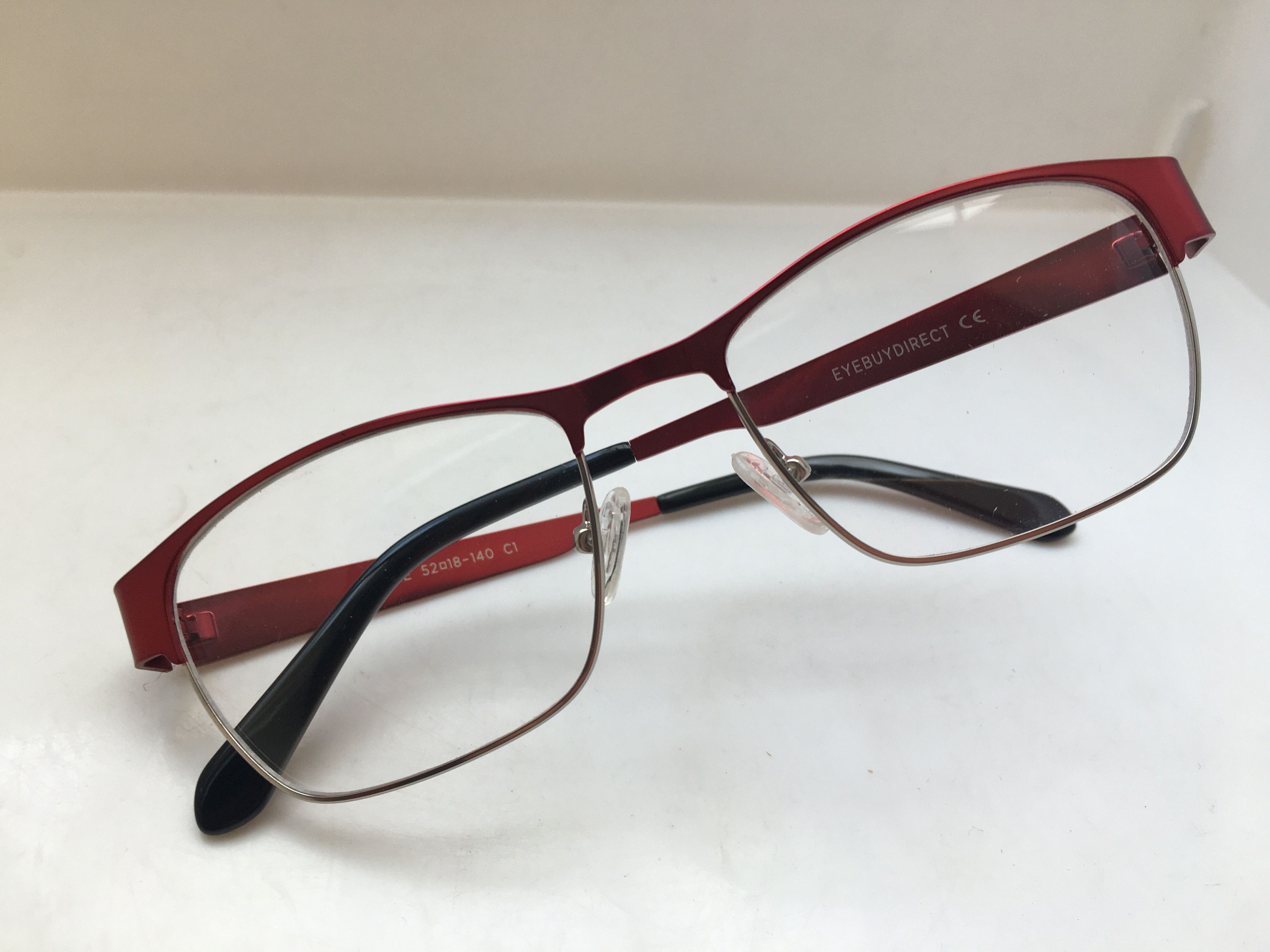 Other Eyebuydirect AdmirePurple Red Eyeglasses Frame Size ONE SIZE - 5 Thumbnail