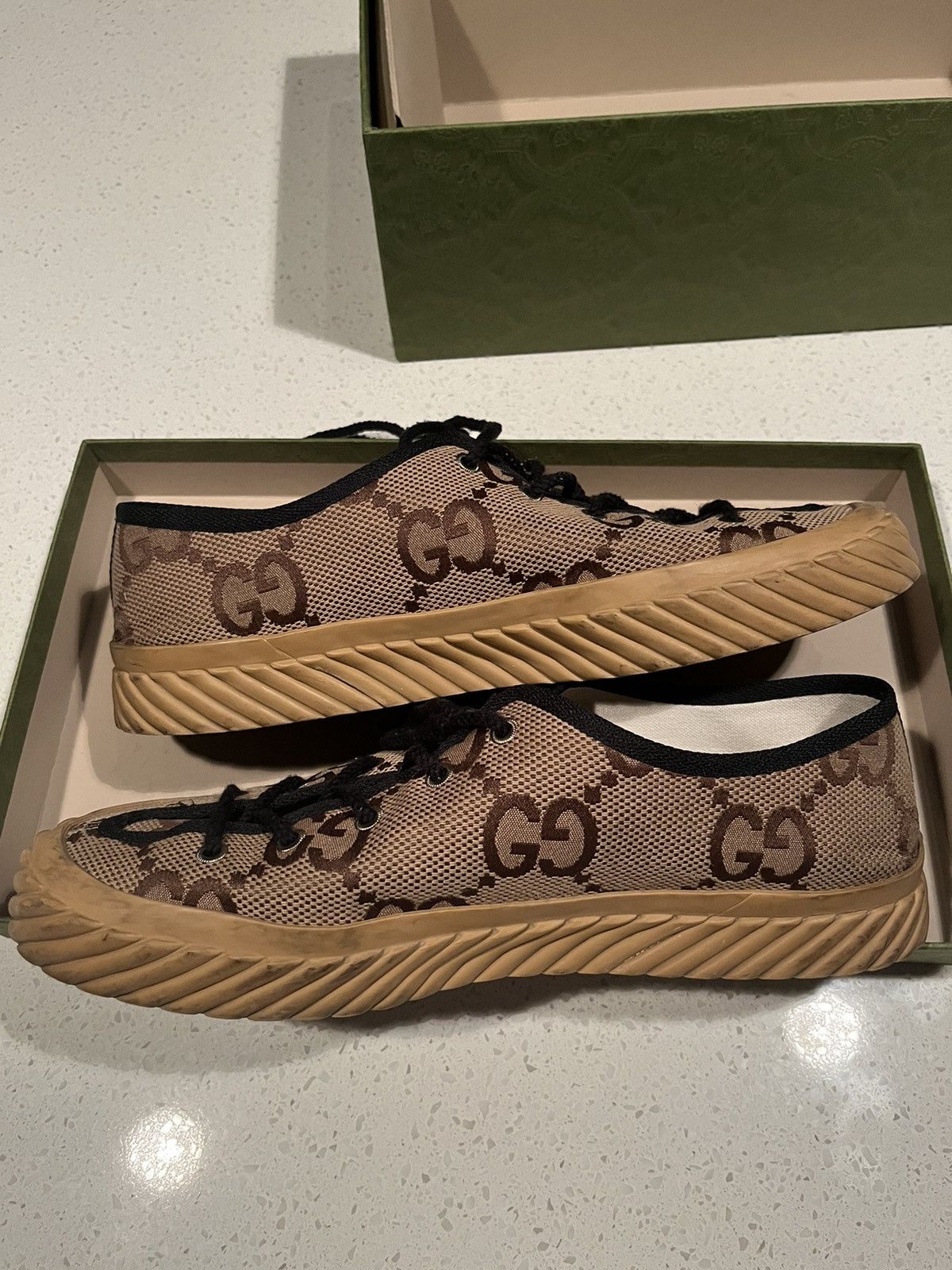 Gucci Gucci Maxi GG low top sneakers - men