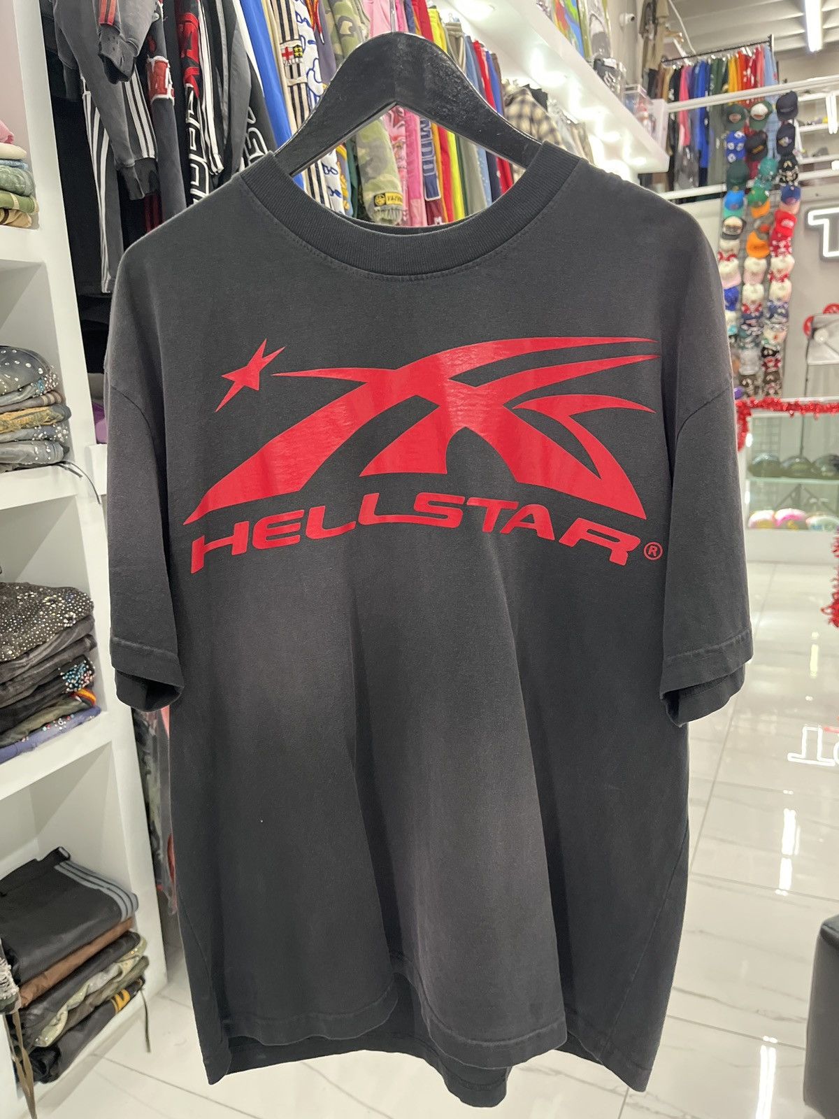 Hellstar Sport Logo Gel T-Shirt Black