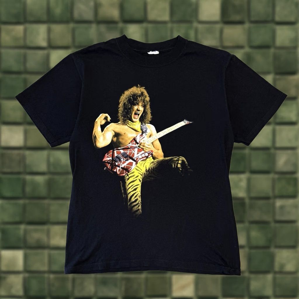 Anvil Eddie Van Halen EVH VTG Guitarist Tour T Shirt L Black Music Shirt Mens Size US L / EU 52-54 / 3 - 1 Thumbnail