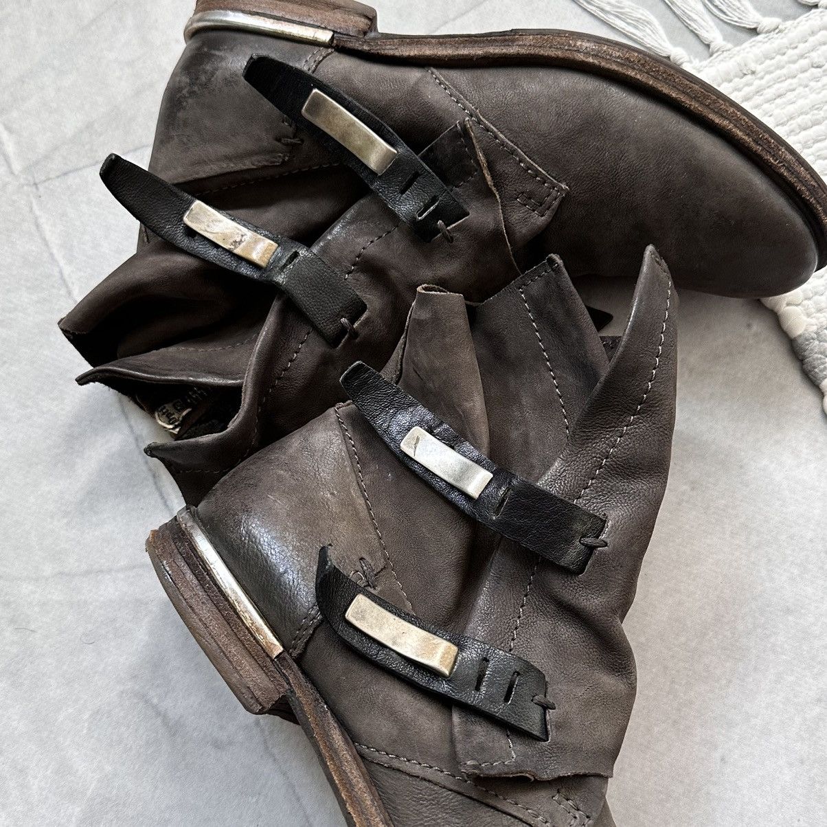A.S.98 RARE AS 98 Airstep Vintage Ankle Straps Boots Guidi Vibe Size US 6 / IT 36 - 3 Thumbnail