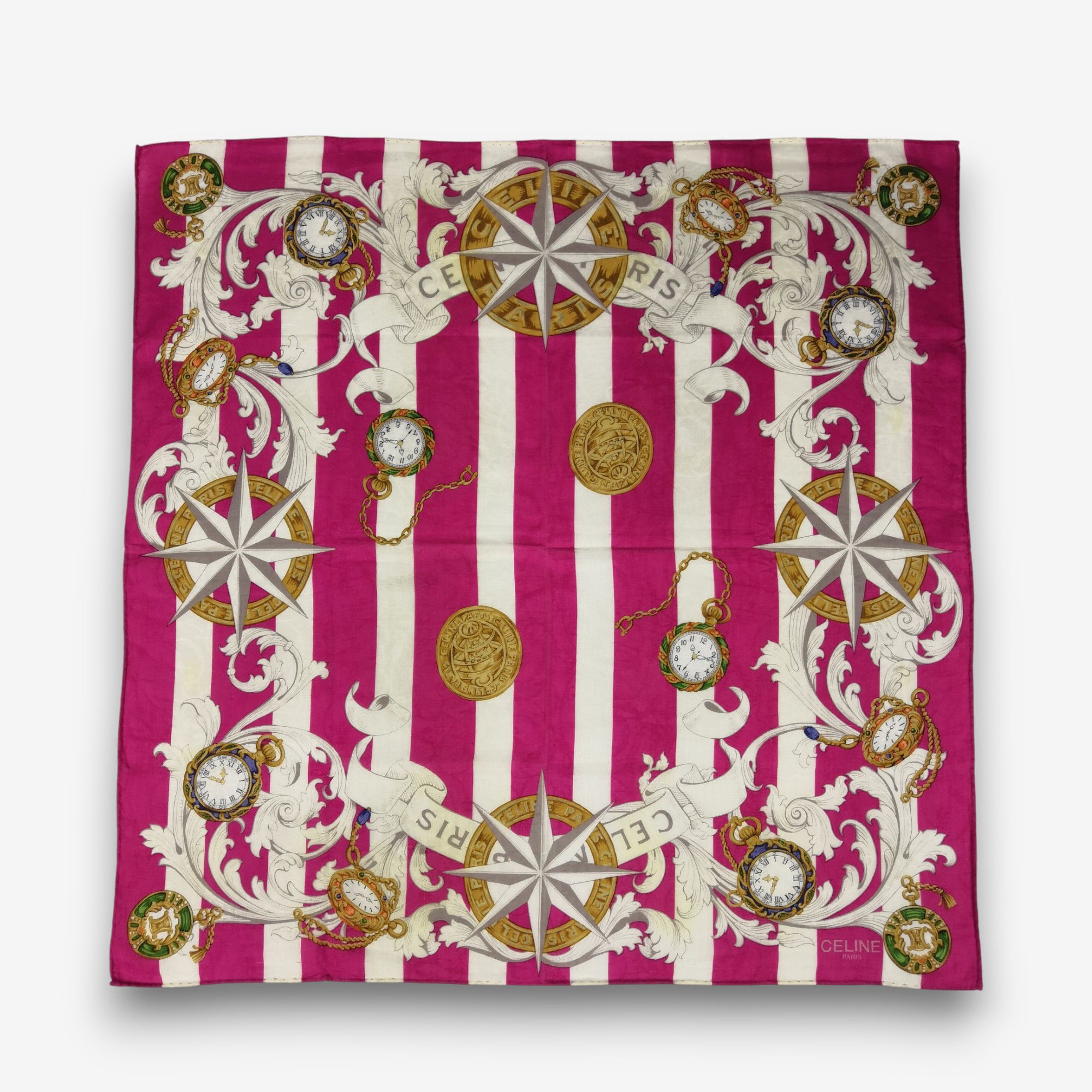 Celine Vintage Celine Handkerchief Neckerchief Bandana Size ONE SIZE - 2 Thumbnail