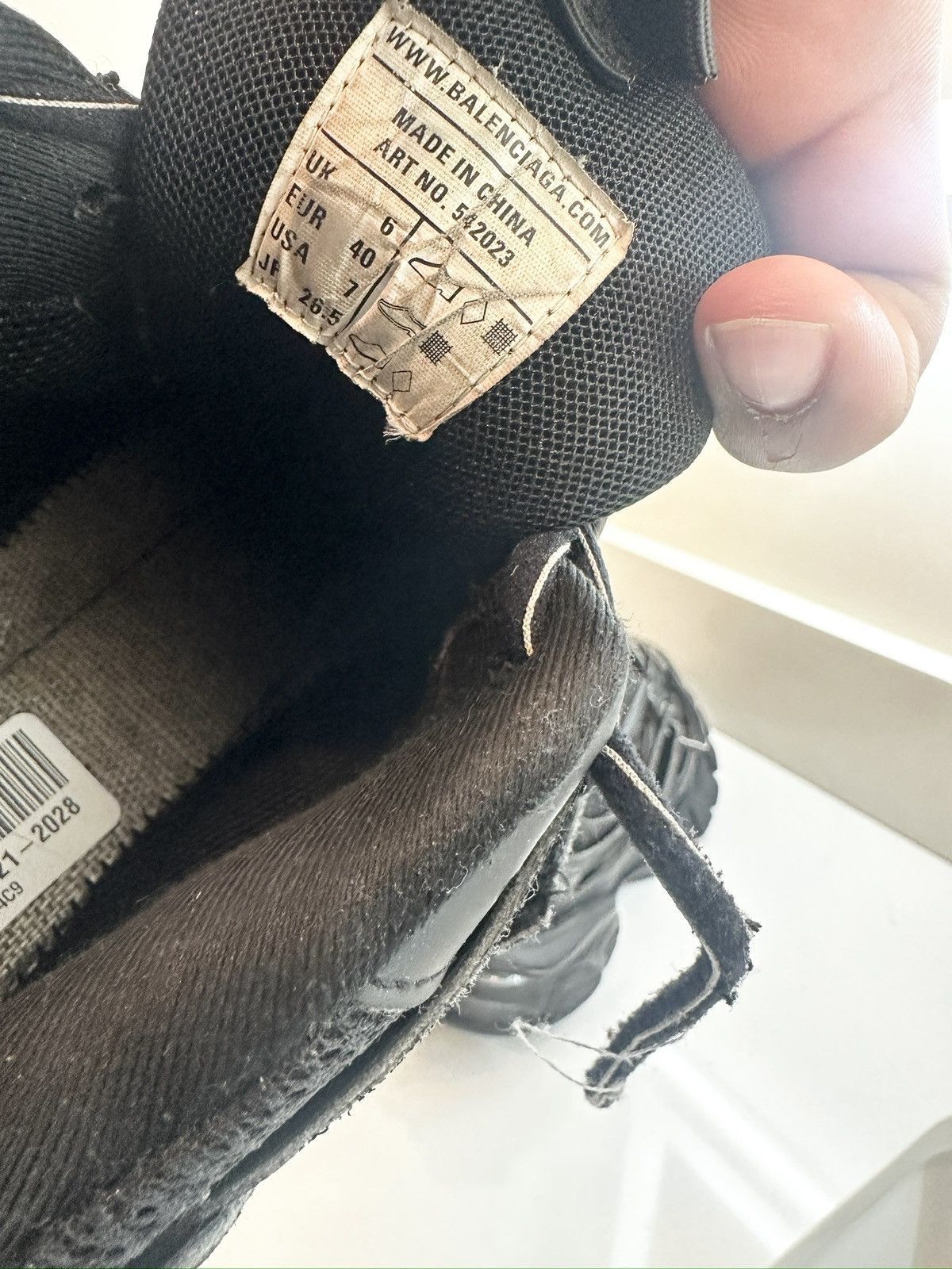 Balenciaga Balenciaga Track Sneaker 'Triple Black' Size US 7 / EU 40 - 2 Thumbnail