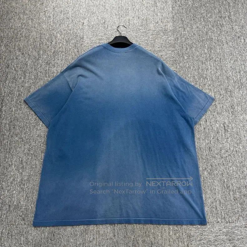 Balenciaga Balenciaga Flame Double Ring Embroidered Tee. Size US XS / EU 42 / 0 - 6 Thumbnail