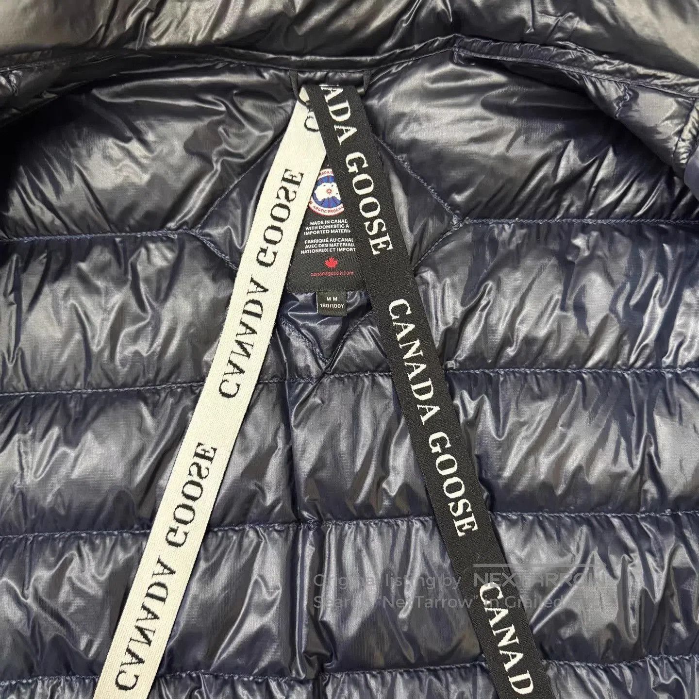 Canada Goose Blue Quilted Puffer Jacket with Zip Closure. Size US M / EU 48-50 / 2 - 5 Thumbnail
