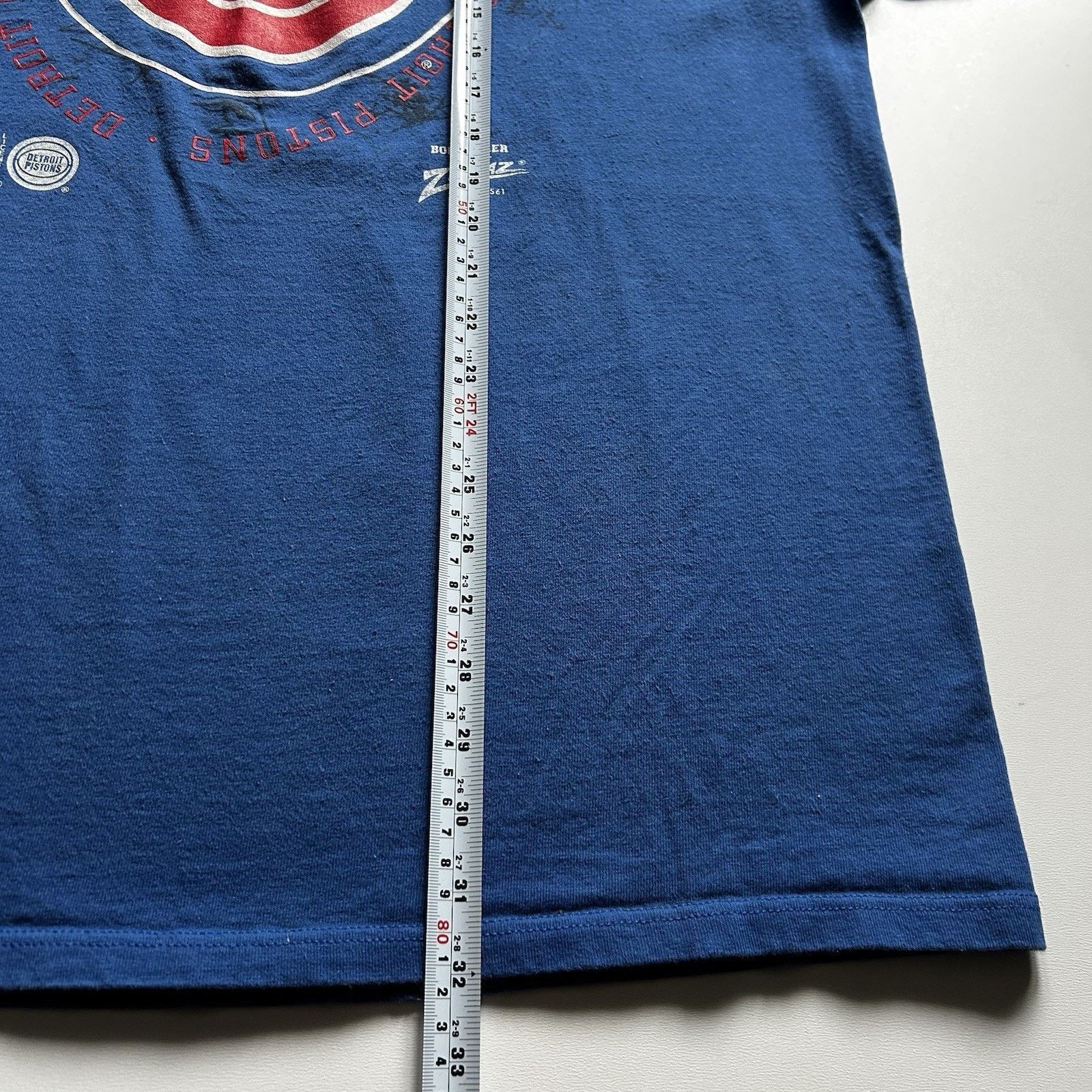 NBA Vintage 90s NBA Detroit Pistons T-Shirt XL Zubaz Basketball Size US XL / EU 56 / 4 - 5 Thumbnail