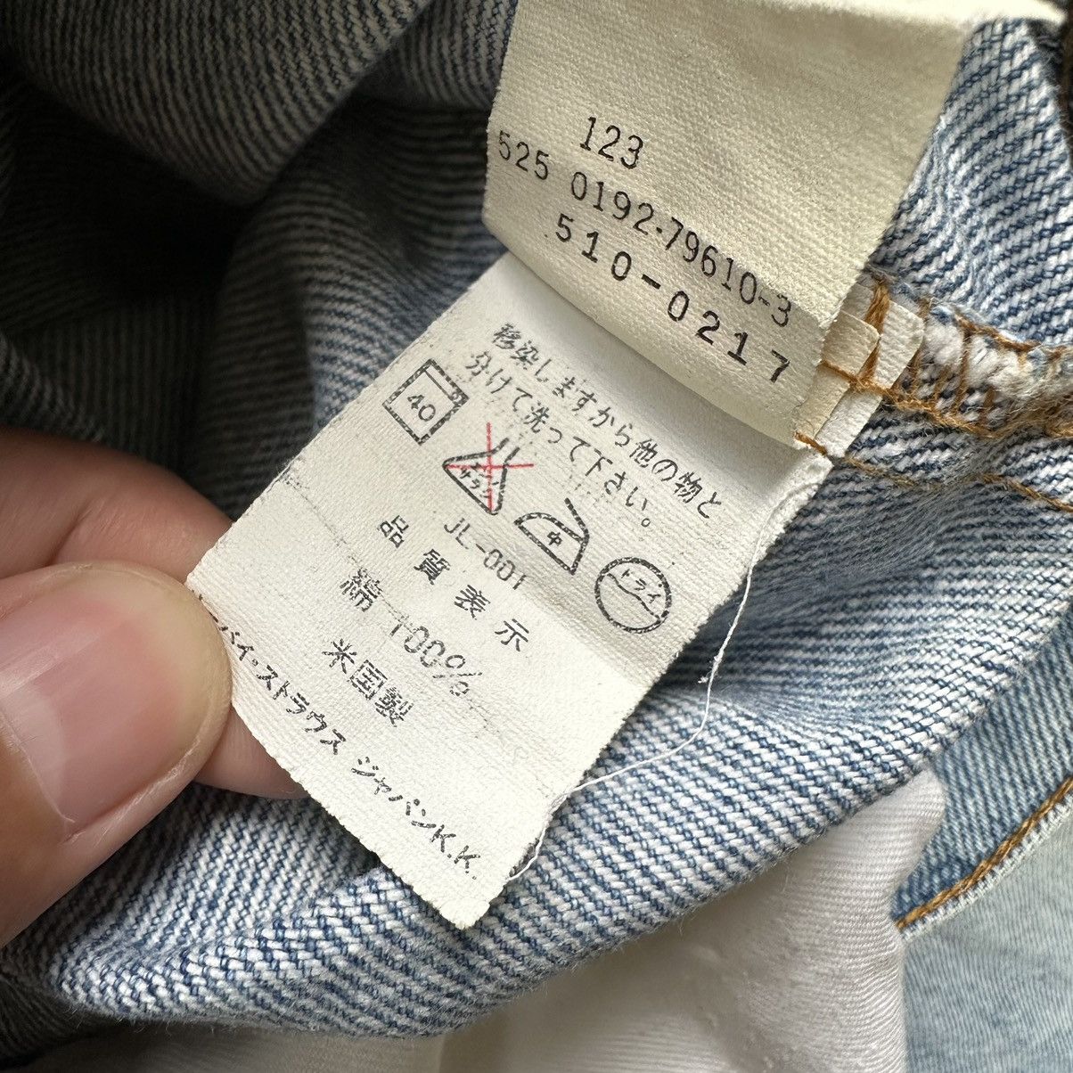 Jean × Levi's × Vintage Vintage Levi’s 510 USA Distressed Faded Denim Jean Pant W28 Size US 28 / EU 44 - 8 Thumbnail