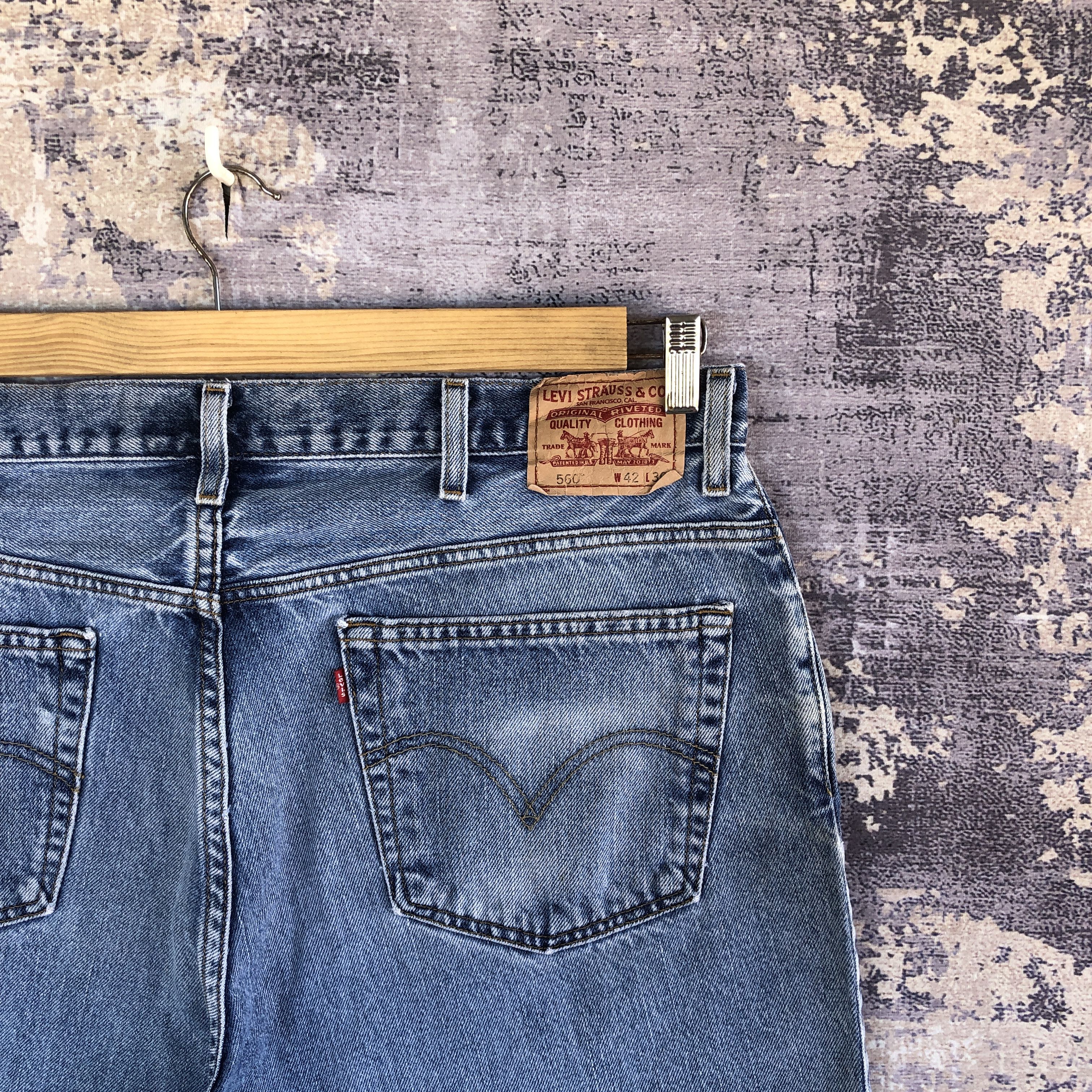 Levi's Vintage Y2K Levis 560 Light Wash Jeans Levi's Faded Denim Size US 40 / EU 56 - 5 Thumbnail