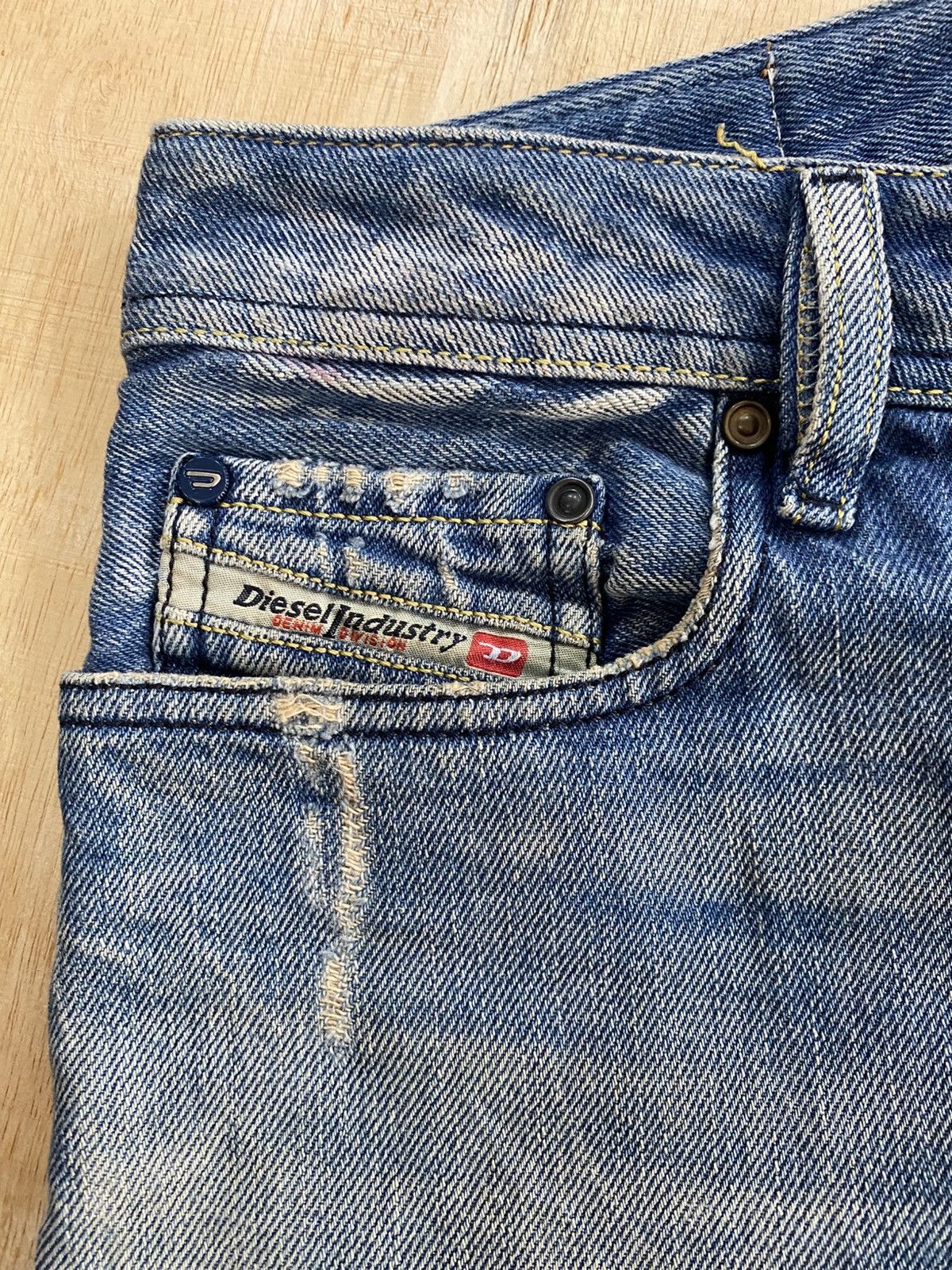 Diesel Diesel Blue Eyecons 2010/2 Distressed Jeans Size US 32 / EU 48 - 8 Thumbnail