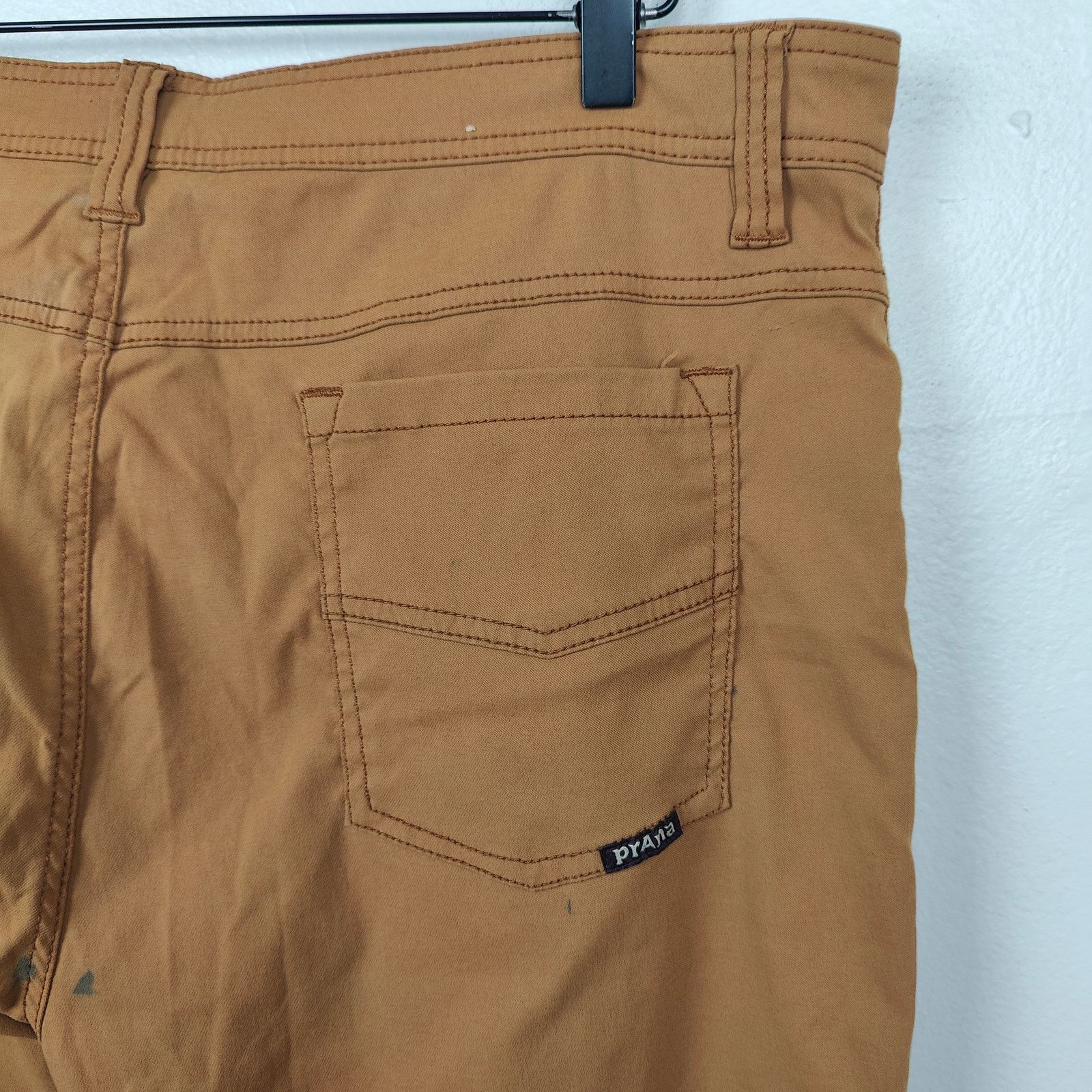 Prana Prana Brion Pants Mens 36x32 Sepia Brown Tan Outdoors Size US 36 / EU 52 - 8 Thumbnail