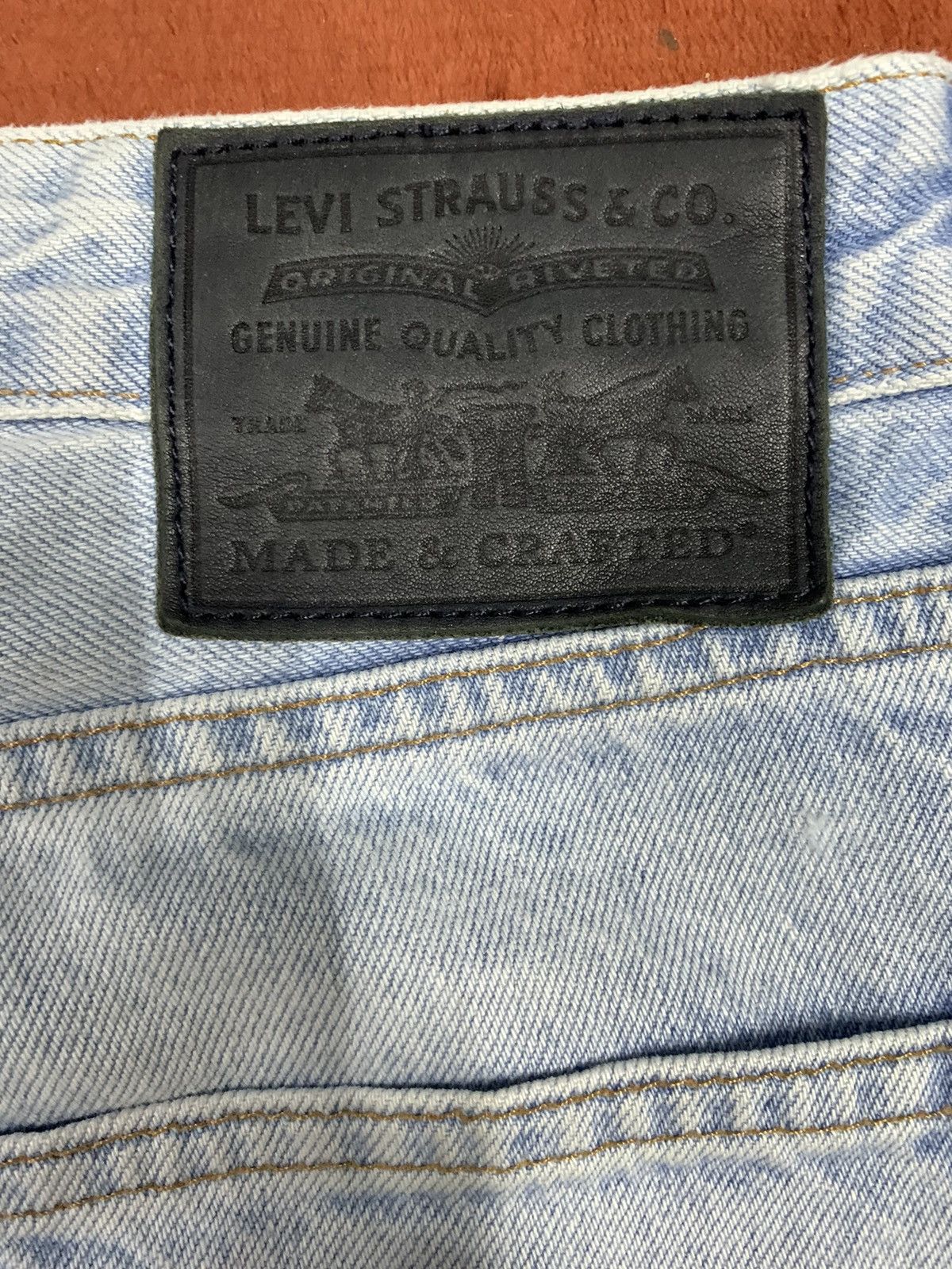 Levi's Made & Crafted Vintage Levis Made & Crafted Big E Distressed Grunge Jeans Size US 29 - 14 Thumbnail
