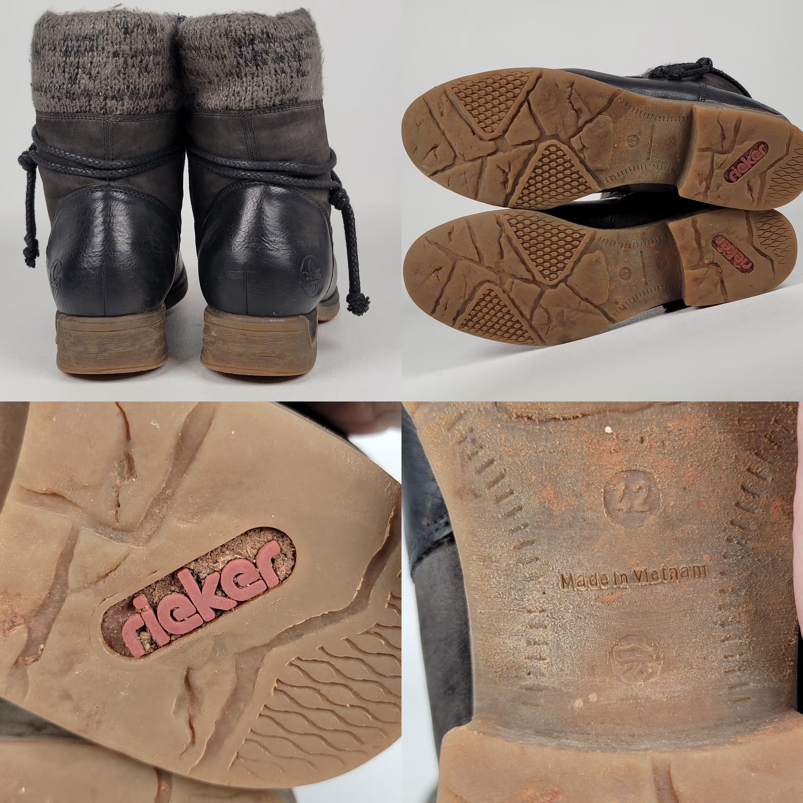 Rieker VINTAGE: No—ignore; Generate title using core rules. Size US 11.5 / IT 41.5 - 8 Thumbnail