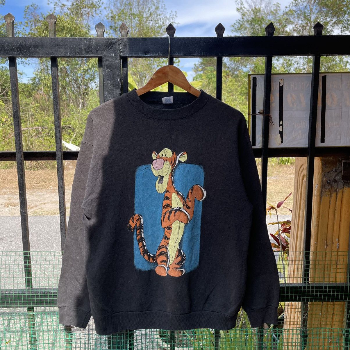 Velva Sheen 🔥Vintage 80s Velva Sheen Disney Tigger Big Image Sweatshirts Size US S / EU 44-46 / 1 - 1 Thumbnail