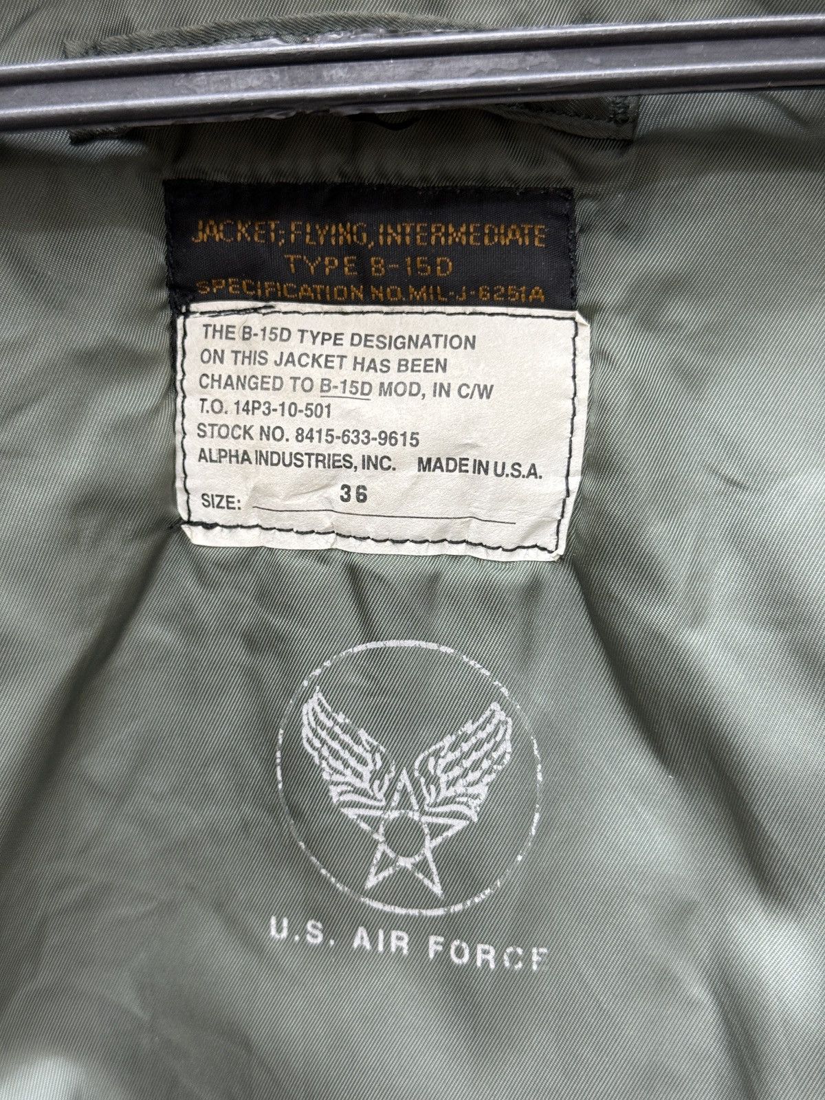 Alpha Industries 🔥🔥🔥ARCHIVE VINTAGE ALPHA INDUSTRIES BOMBER JACKET Size US L / EU 52-54 / 3 - 8 Thumbnail