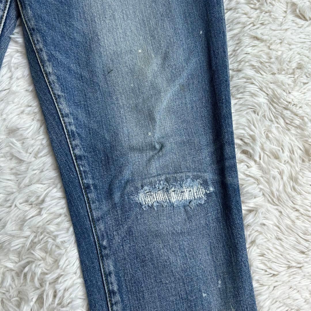 Number (N)ine Repaired Distressed Denim Size US 35 - 6 Thumbnail