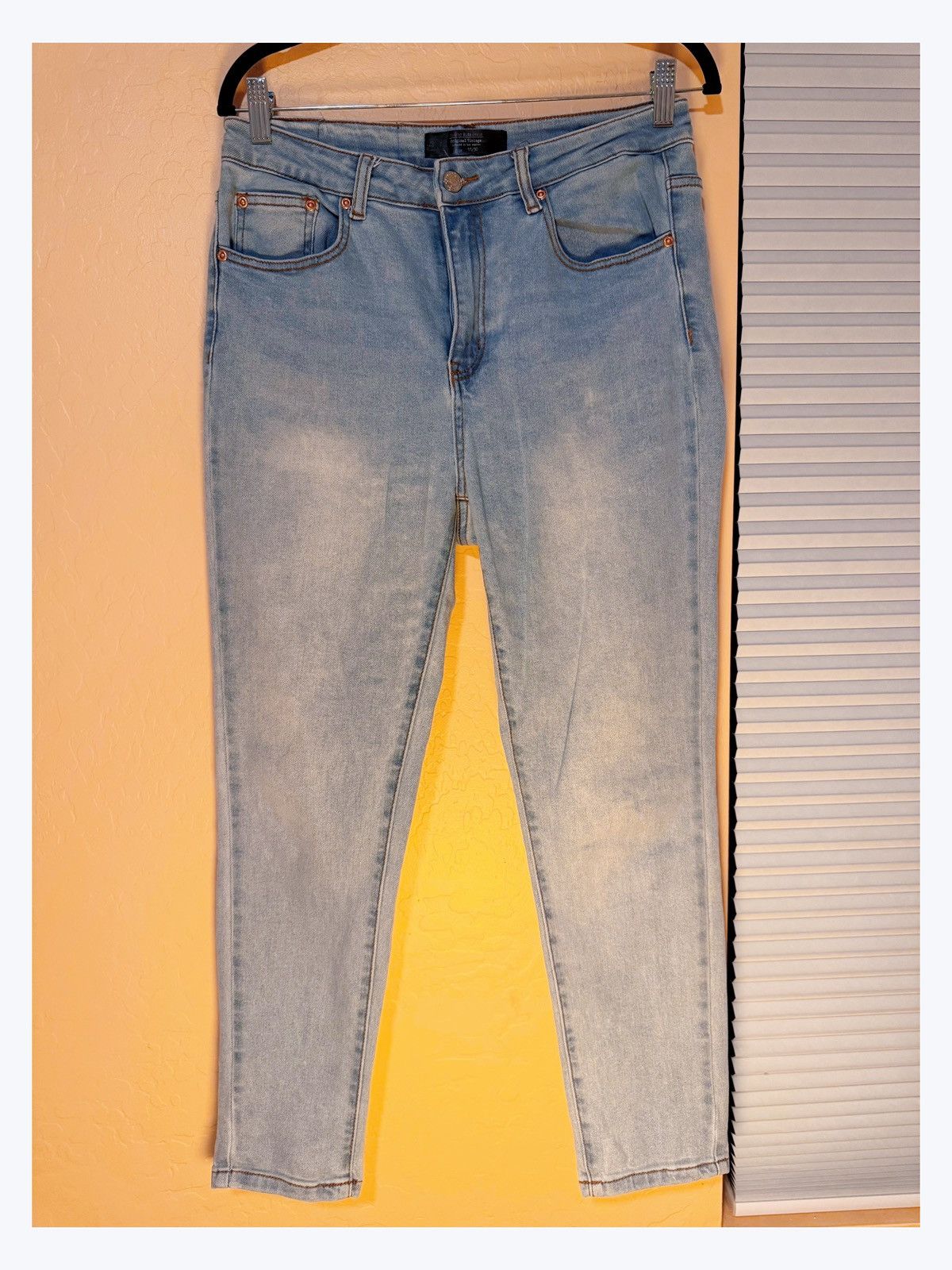 Other Monkey Ride Jeans Original Vintage – Light Wash Skinny Size 32" / US 10 / IT 46 - 1 Thumbnail