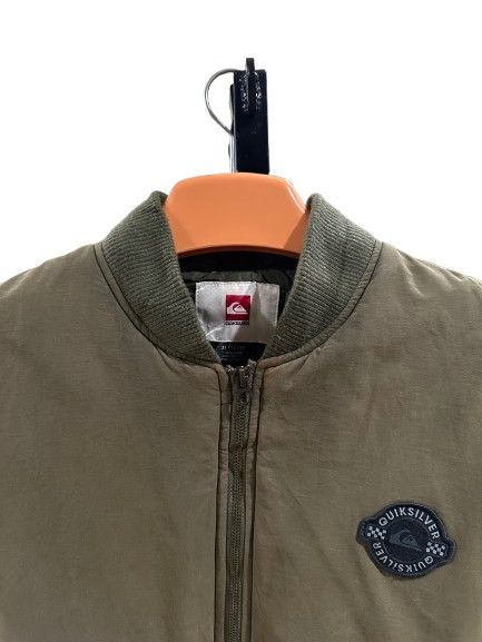 Quiksilver Vintage Distressed Quiksilver Bomber Jacket Size US XL / EU 56 / 4 - 2 Thumbnail