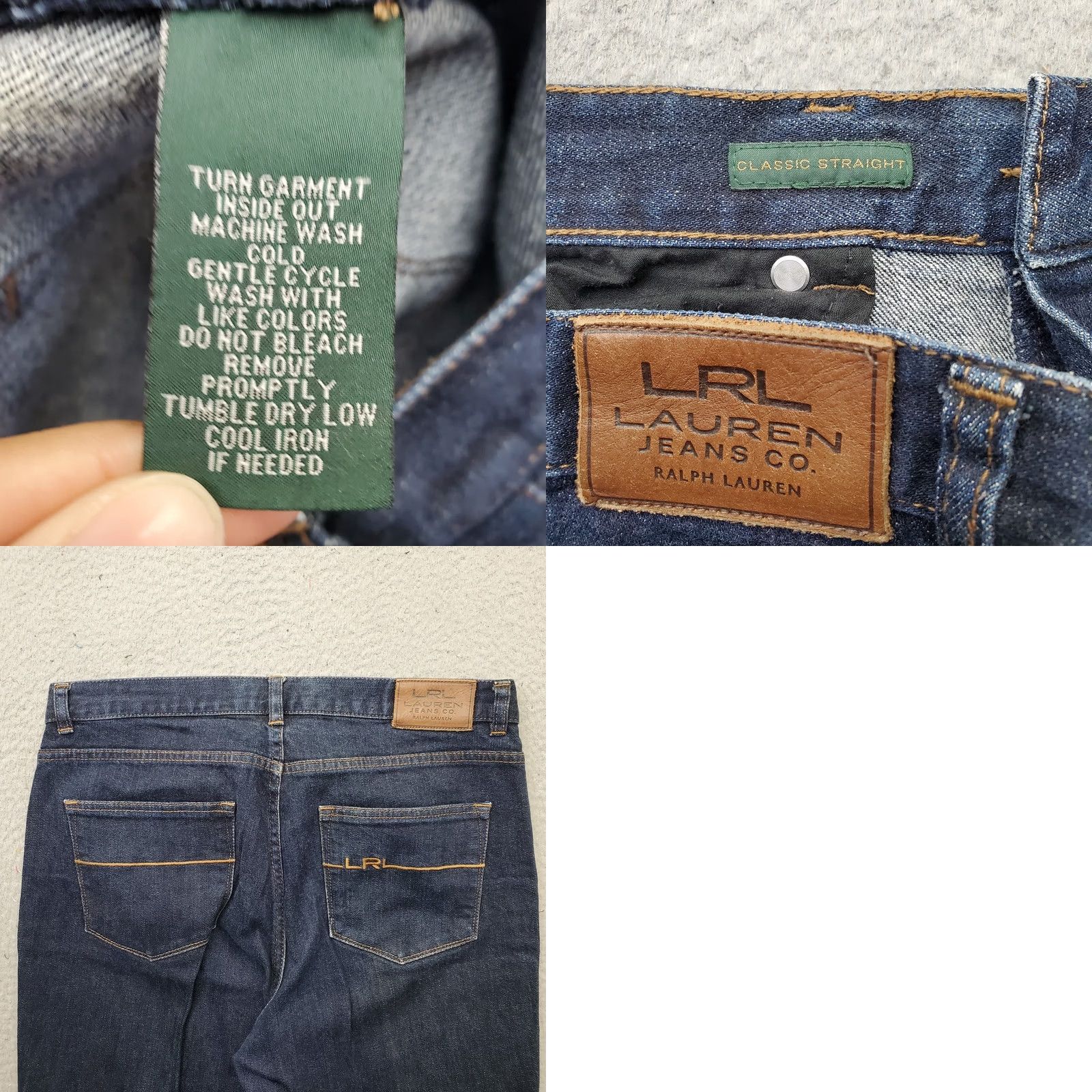 Ralph Lauren Lauren Ralph Lauren Jeans Womens 10 Blue Denim Classic Fit Stretch Straight Leg Jeans Womens 10 Blue Denim Classic Fit Stretch Straight Leg Size 32" / US 10 / IT 46 - 8 Thumbnail