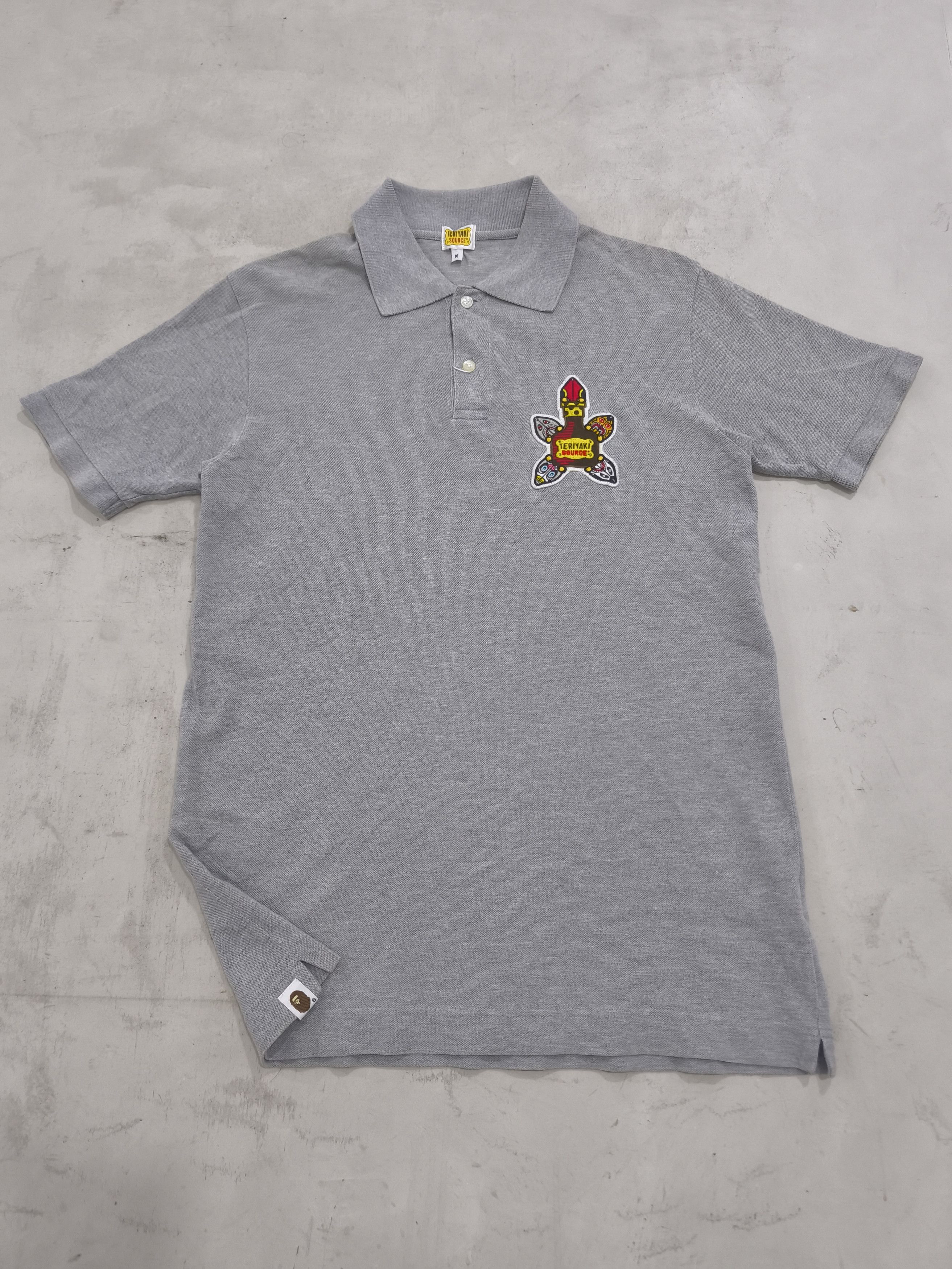 Bape OG Bape Grey Teriyaki Boyz Polo Size US M / EU 48-50 / 2 - 1 Thumbnail