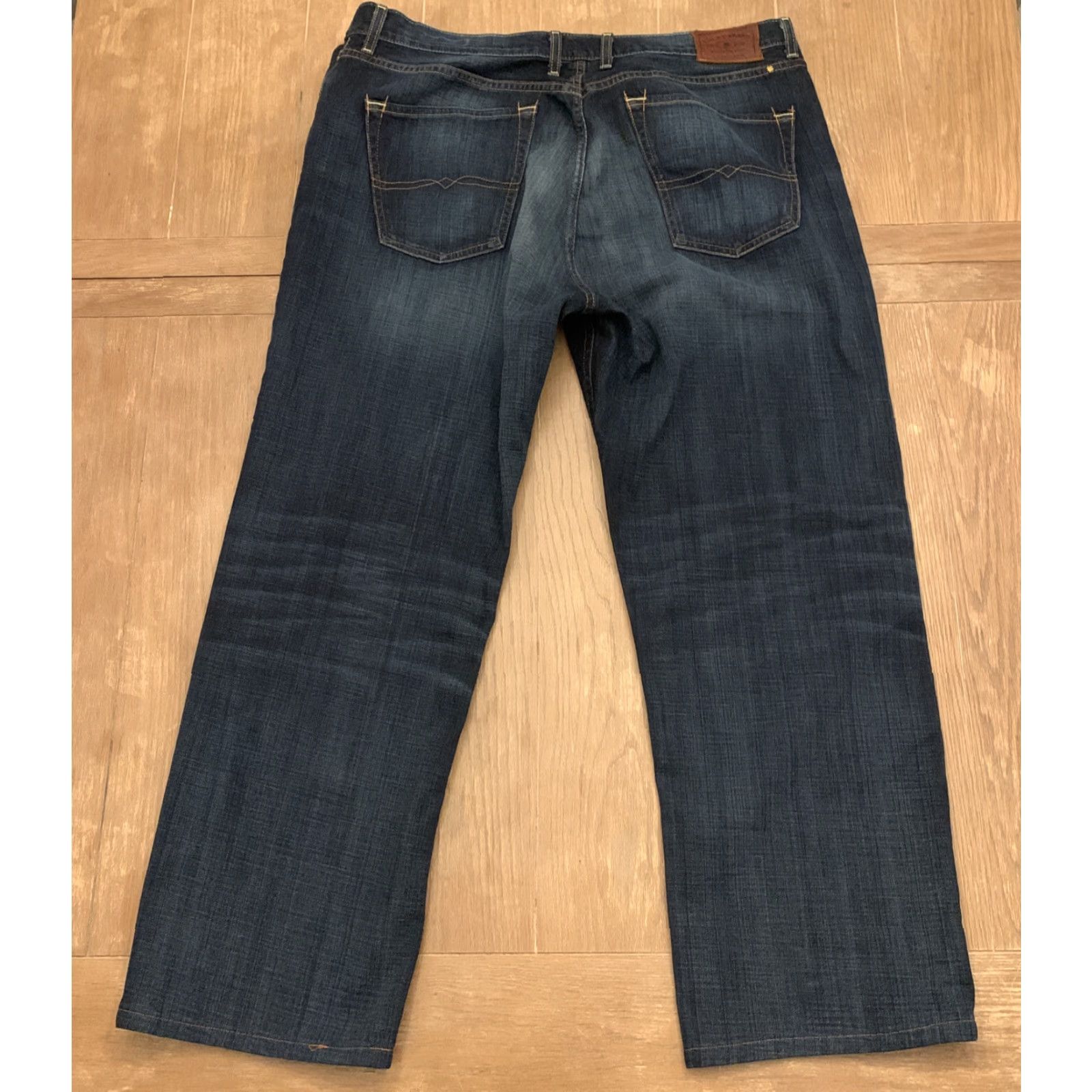 Lucky Brand Lucky Brand 181 Relaxed Straight Jeans Mens 38x32 Blue Dark Wash American Size US 38 / EU 54 - 7 Thumbnail