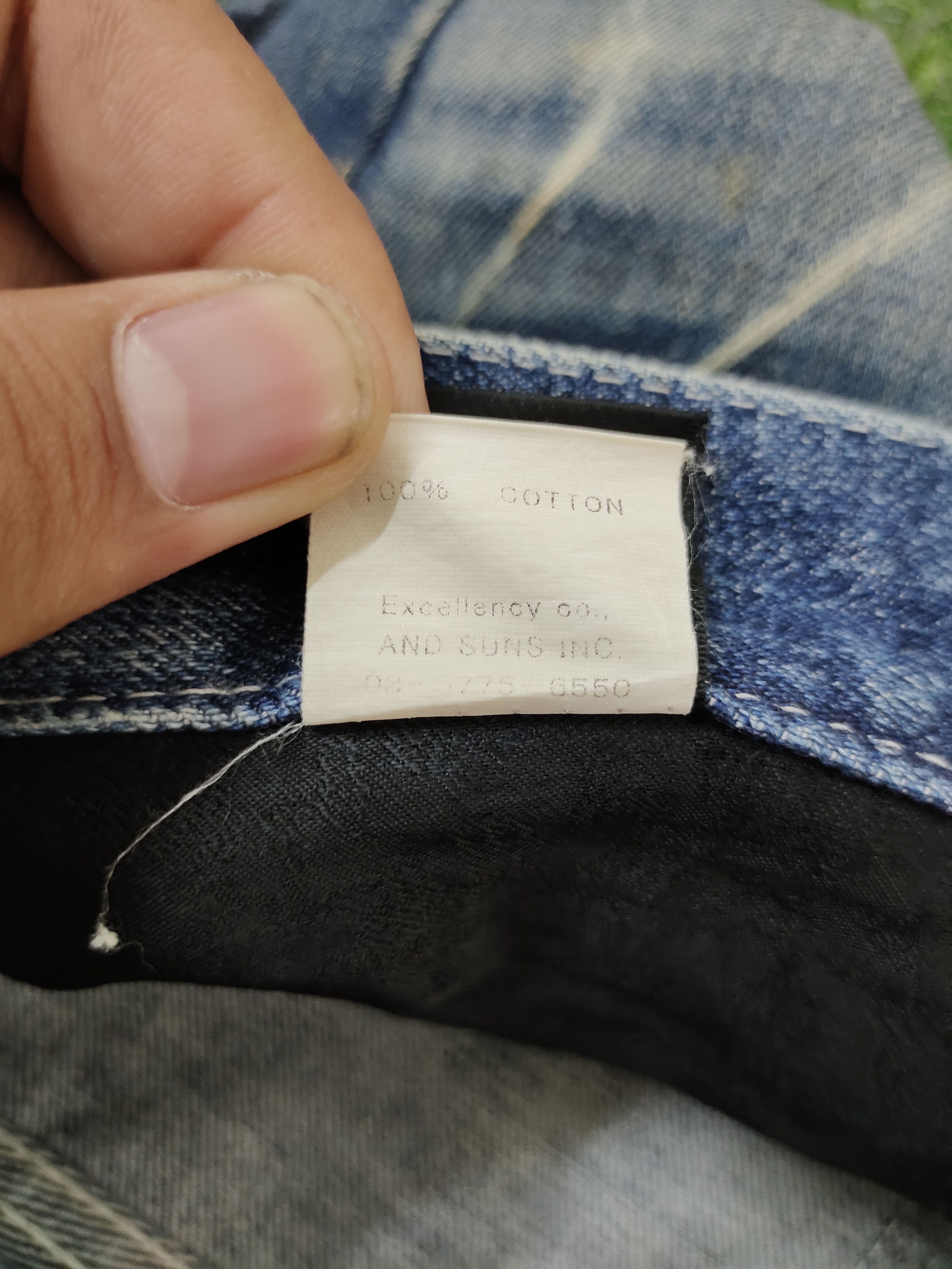 Kapital Vintage Andsuns Japan Clawmark Distress Repaired LooseJeans Size US 34 / EU 50 - 19 Thumbnail