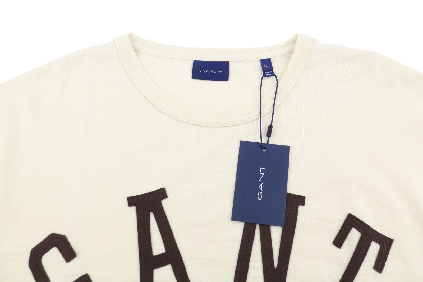 Gant WOOL JERSEY 2XL Cream Crew Neck Long Sleeve 87485 Size US XXL / EU 58 / 5 - 5 Thumbnail