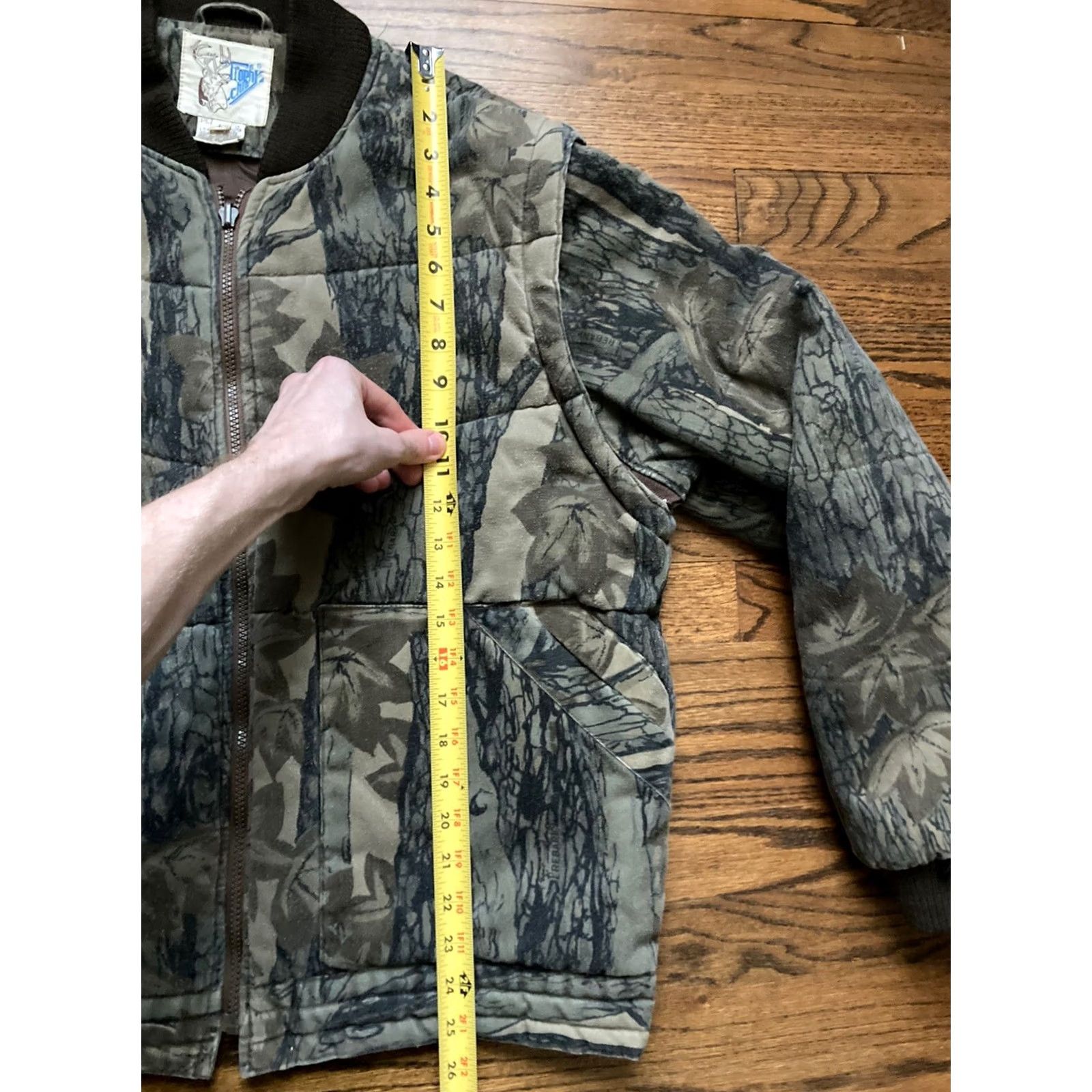 Vintage VINTAGE Trophy Club Jacket Mens Large Trebark Camo Hunting Puffer Alabama Size US L / EU 52-54 / 3 - 7 Thumbnail