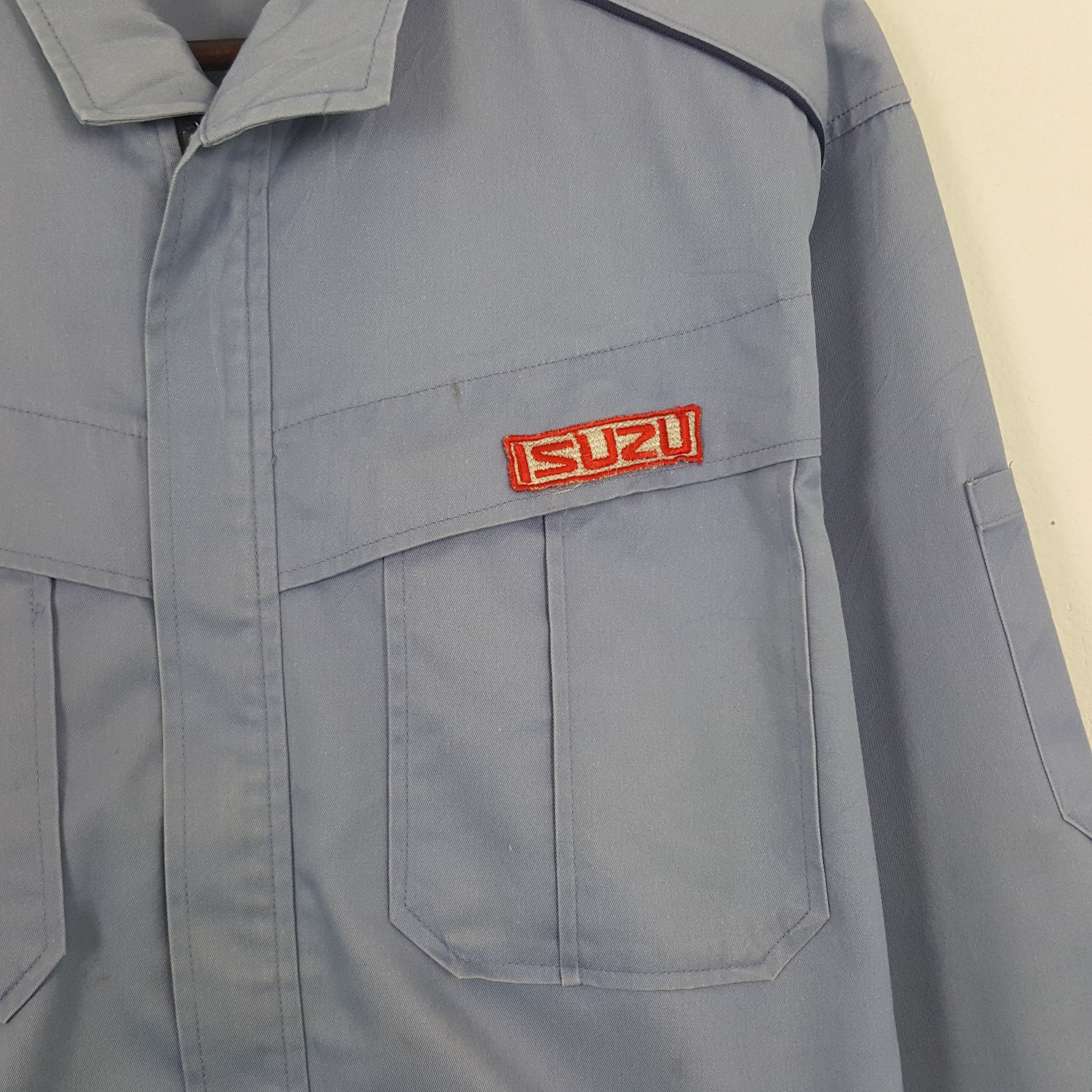 Japanese Brand × Vintage Vintage Isuzu Worker Uniform Jacket Size US L / EU 52-54 / 3 - 2 Thumbnail