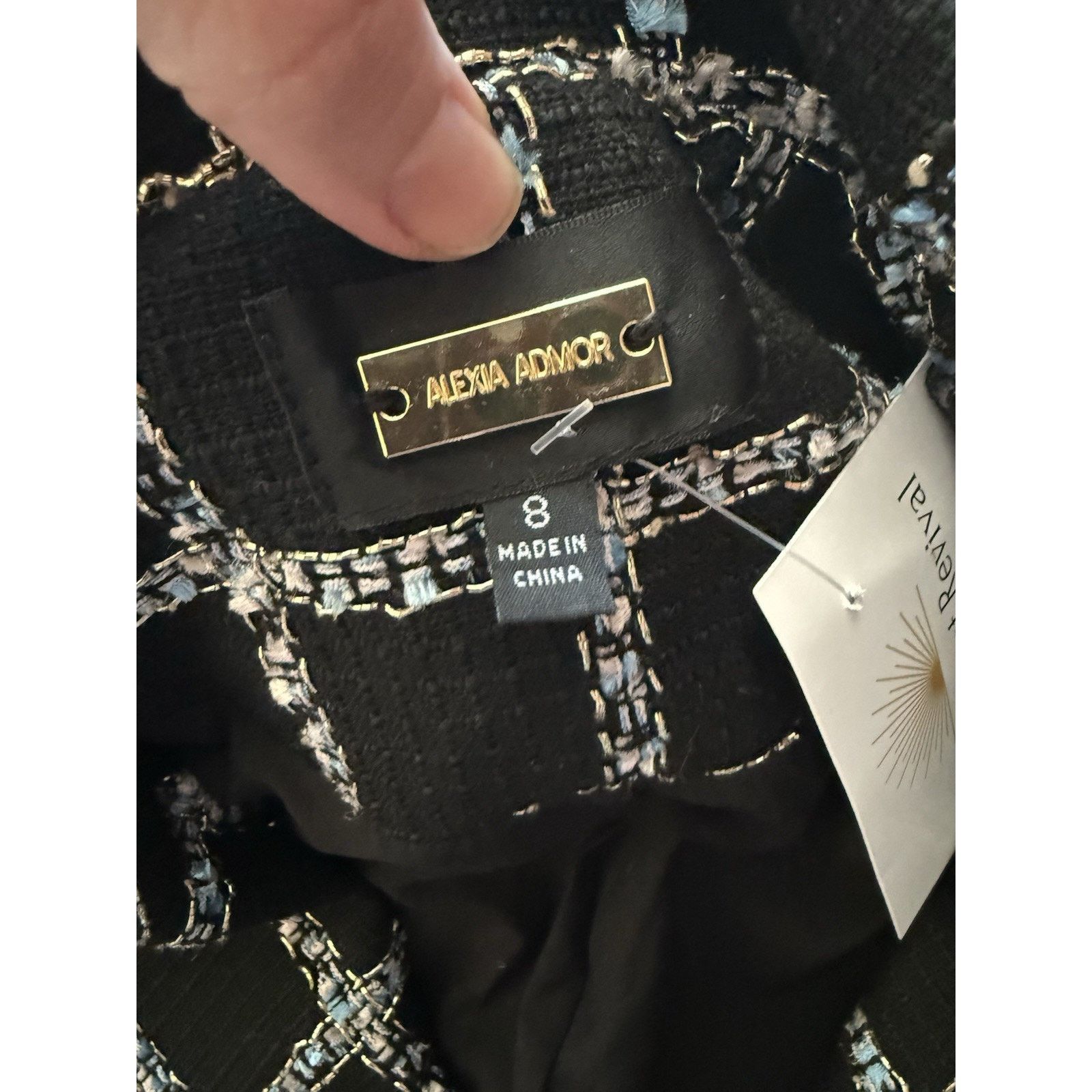 Other Alexia Admor double-breasted tweed blazer jacket Pearl Size M / US 6-8 / IT 42-44 - 5 Thumbnail