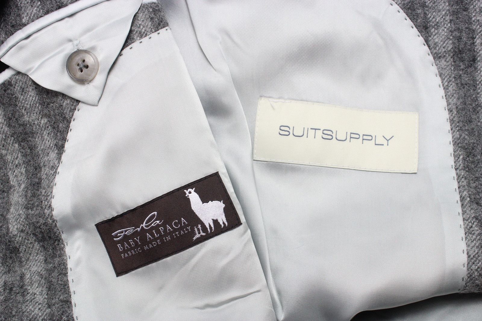 Suitsupply SUITSUPPLY La Spalla Blazer Men's UK 50L Baby Alpaca Wool Size 50L - 8 Thumbnail