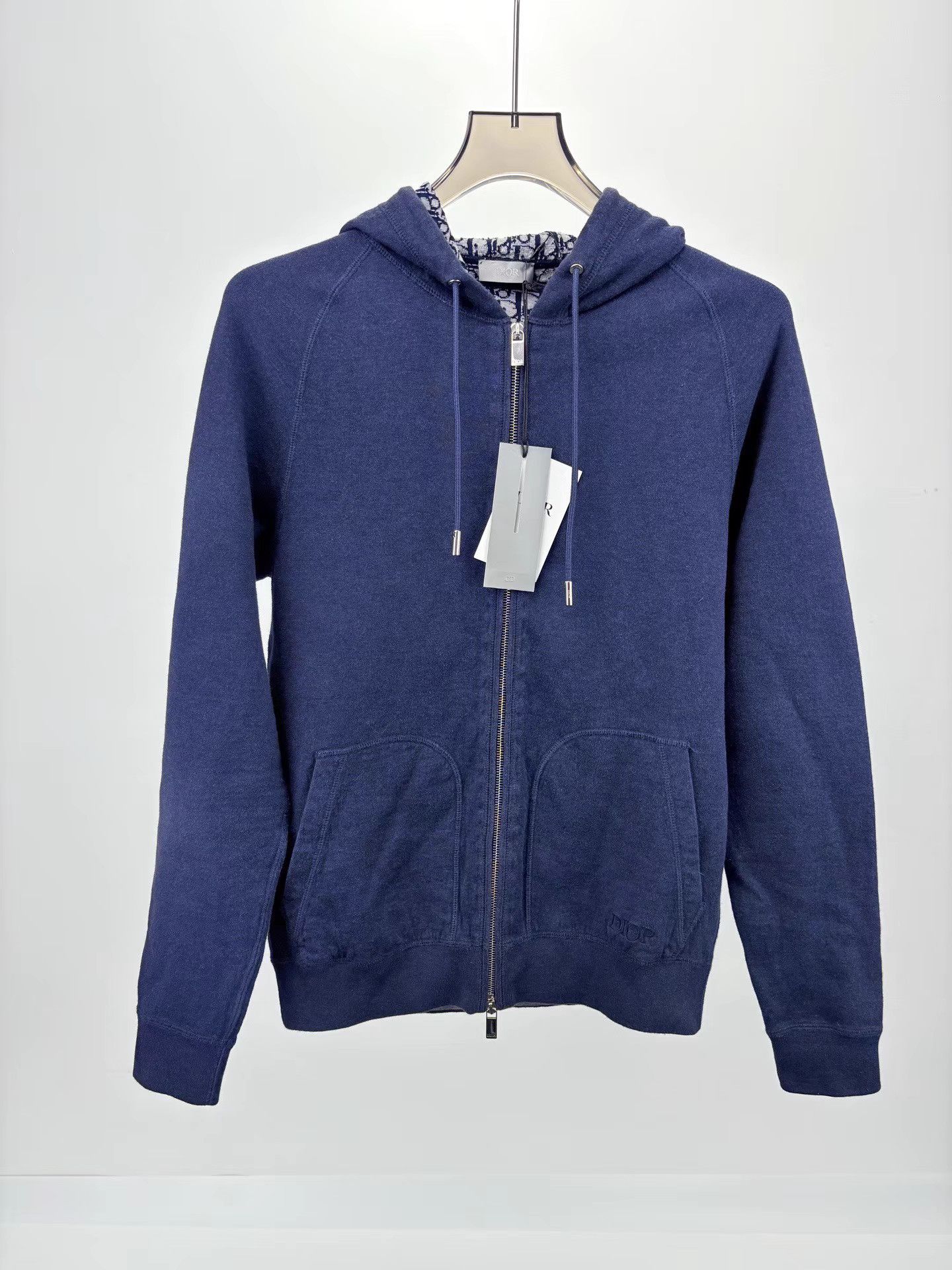 Dior DIOR All-Over Logo Inside Zip-Up Jacket K1 Size S / US 4 / IT 40 - 1 Thumbnail