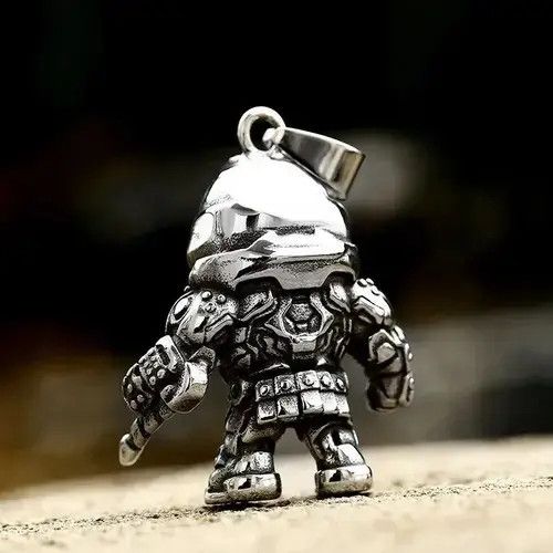 Jewelry × Vintage Vintage Stainless Steel Astronaut pendent Size ONE SIZE - 3 Thumbnail