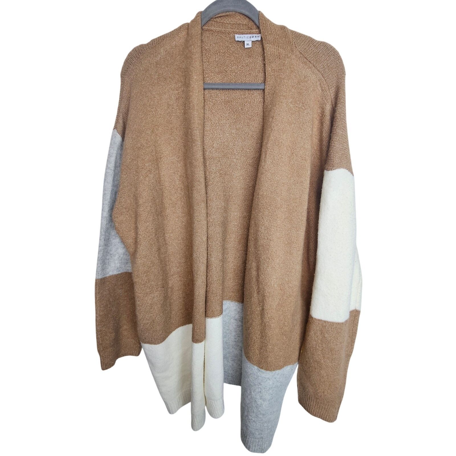 Born Baltic Born Womens Pierson Cardigan Sweater XL Colorblock Size XL / US 12-14 / IT 48-50 - 1 Thumbnail
