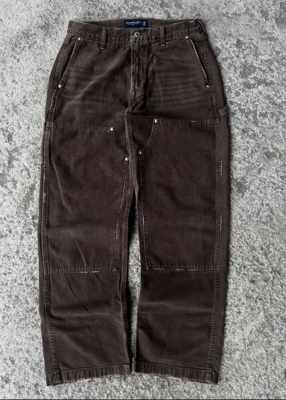 Abercrombie & Fitch Double Knee Workwear Pants Size US 32 / EU 48 - 1 Thumbnail