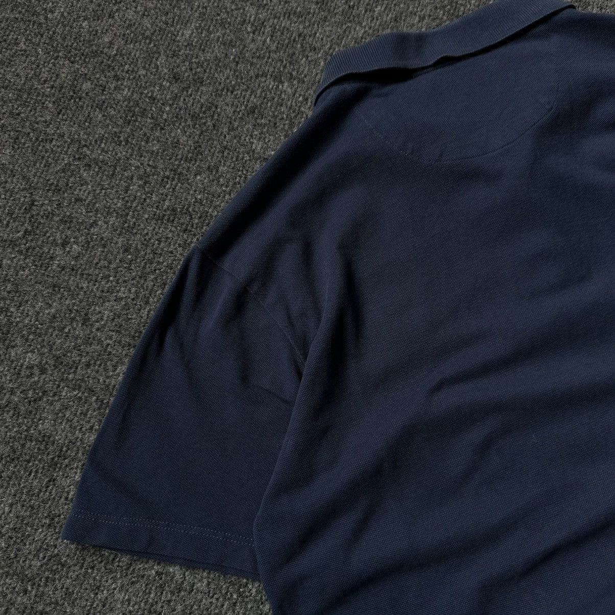 Trussardi Luxury Trussardi Polo Size M Dark Blue Y2K 00s Old Money It Size US M / EU 48-50 / 2 - 13 Thumbnail